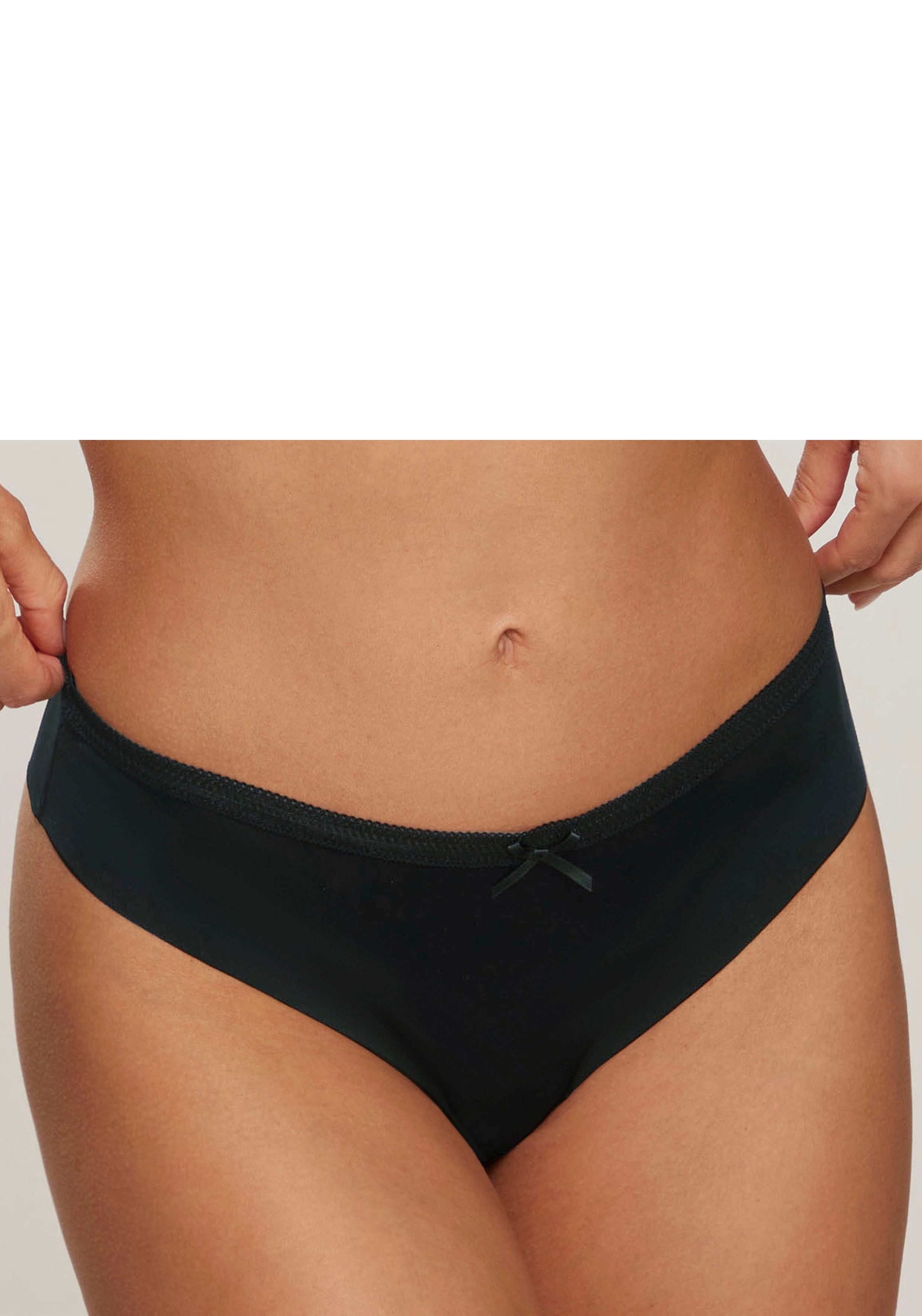 s.Oliver RED LABEL Beachwear String SEAMLESS met naadloze verwerking en mooie kant-bies