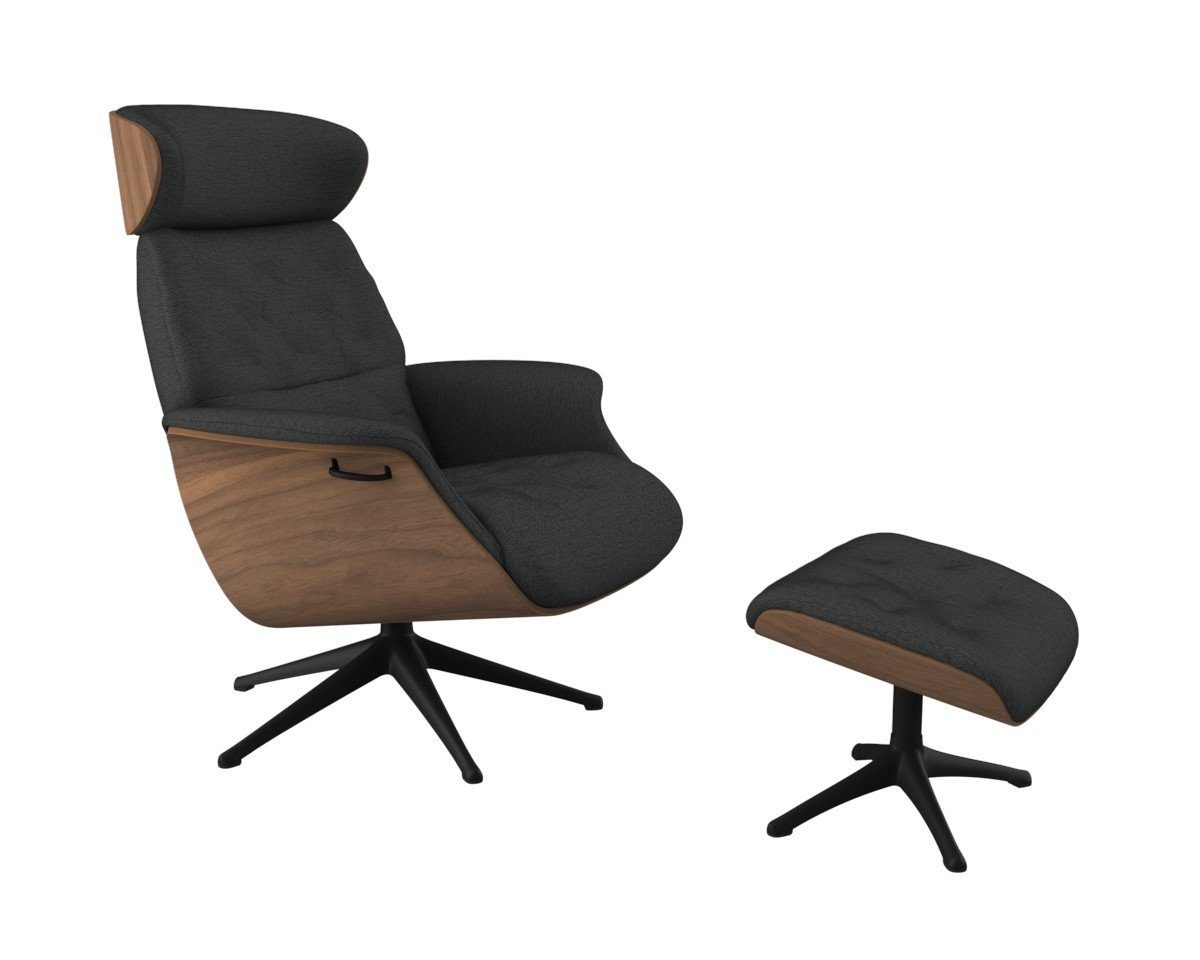 FLEXLUX Relaxfauteuil Volden, functionele stoel, gestoffeerde stoel, armleuningen, TV-fauteuil