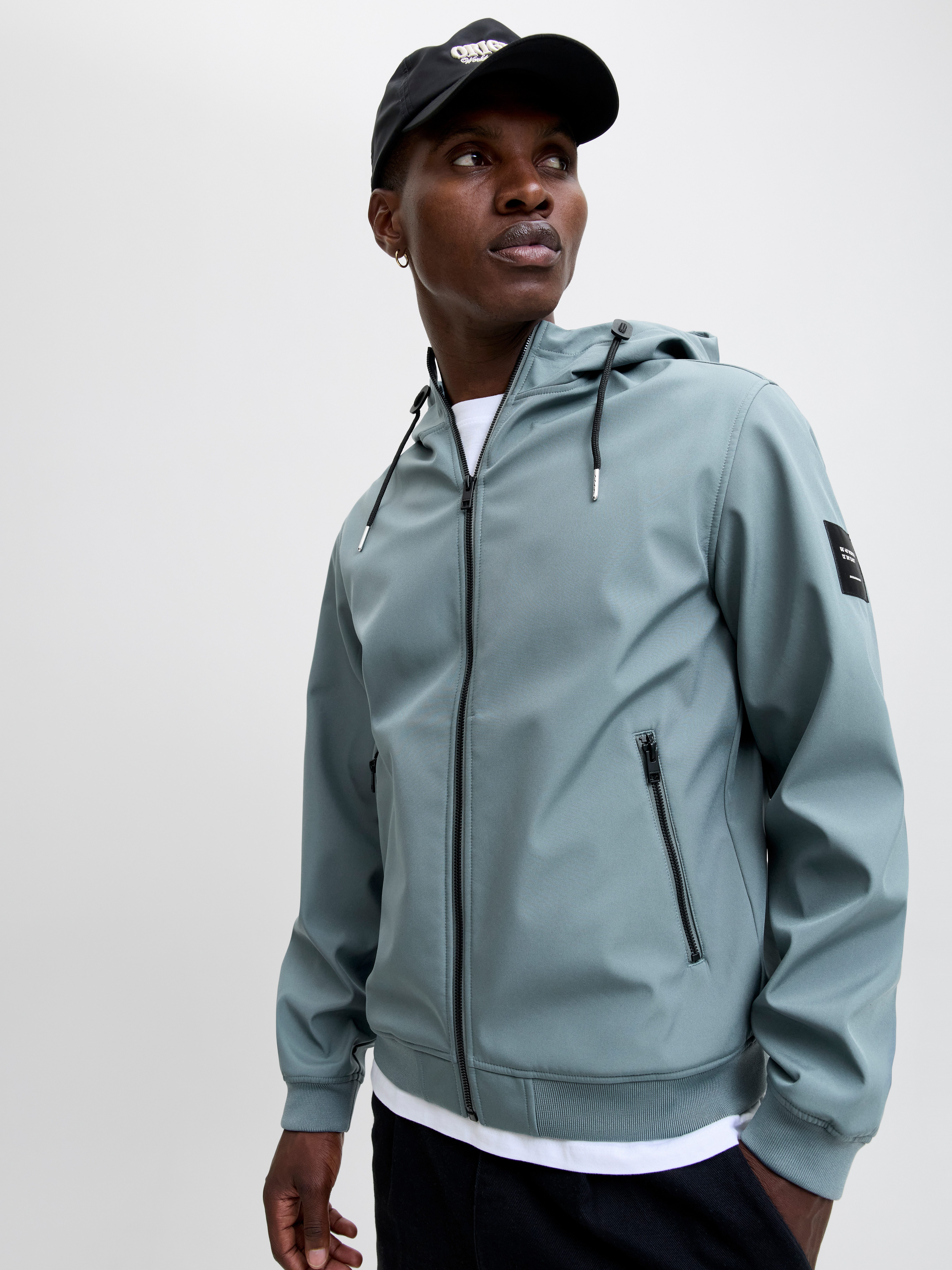 Jack & Jones Softshell-jack JJEBASIC met waterafstotende functie