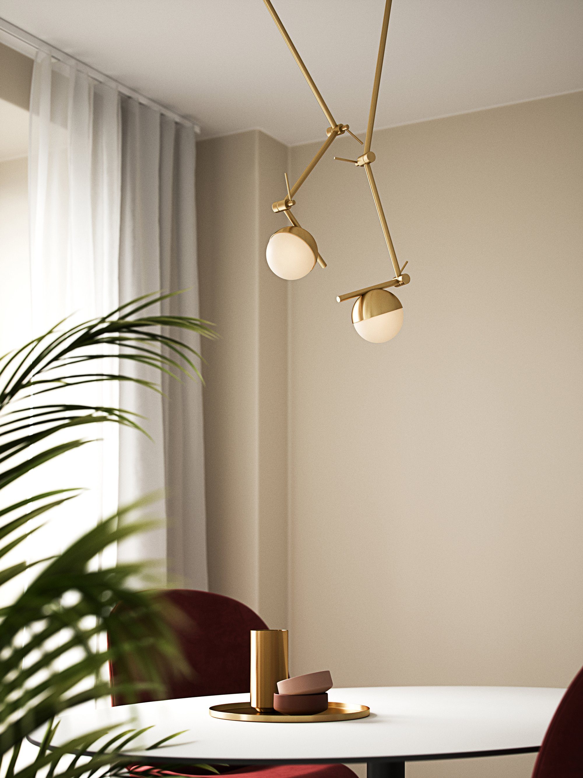 Nordlux Wandlamp CONTINA Textiel kabel, met de mond geblazen opaal glas
