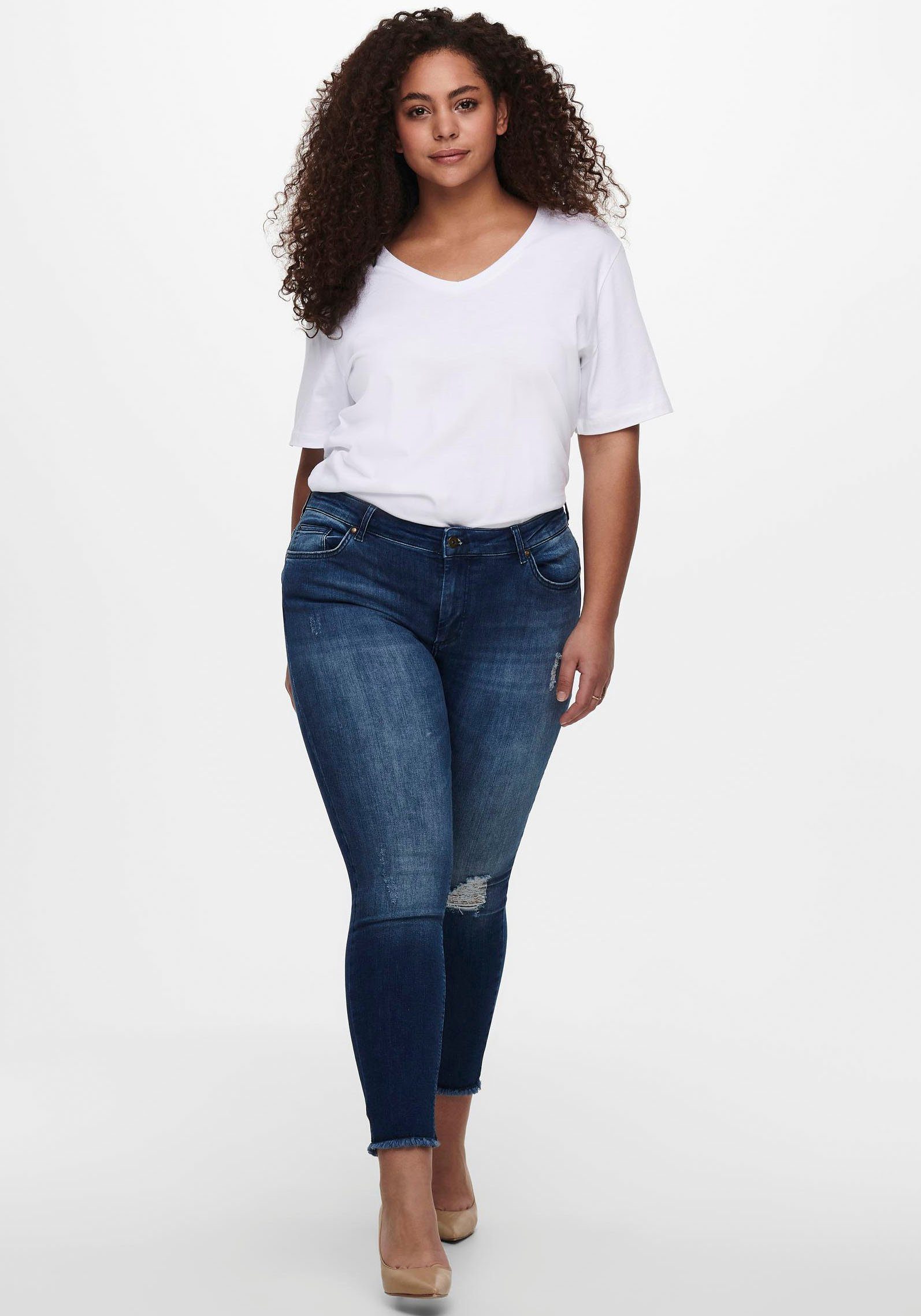 ONLY CARMAKOMA Curvy willy reg ankle Skinny jeans