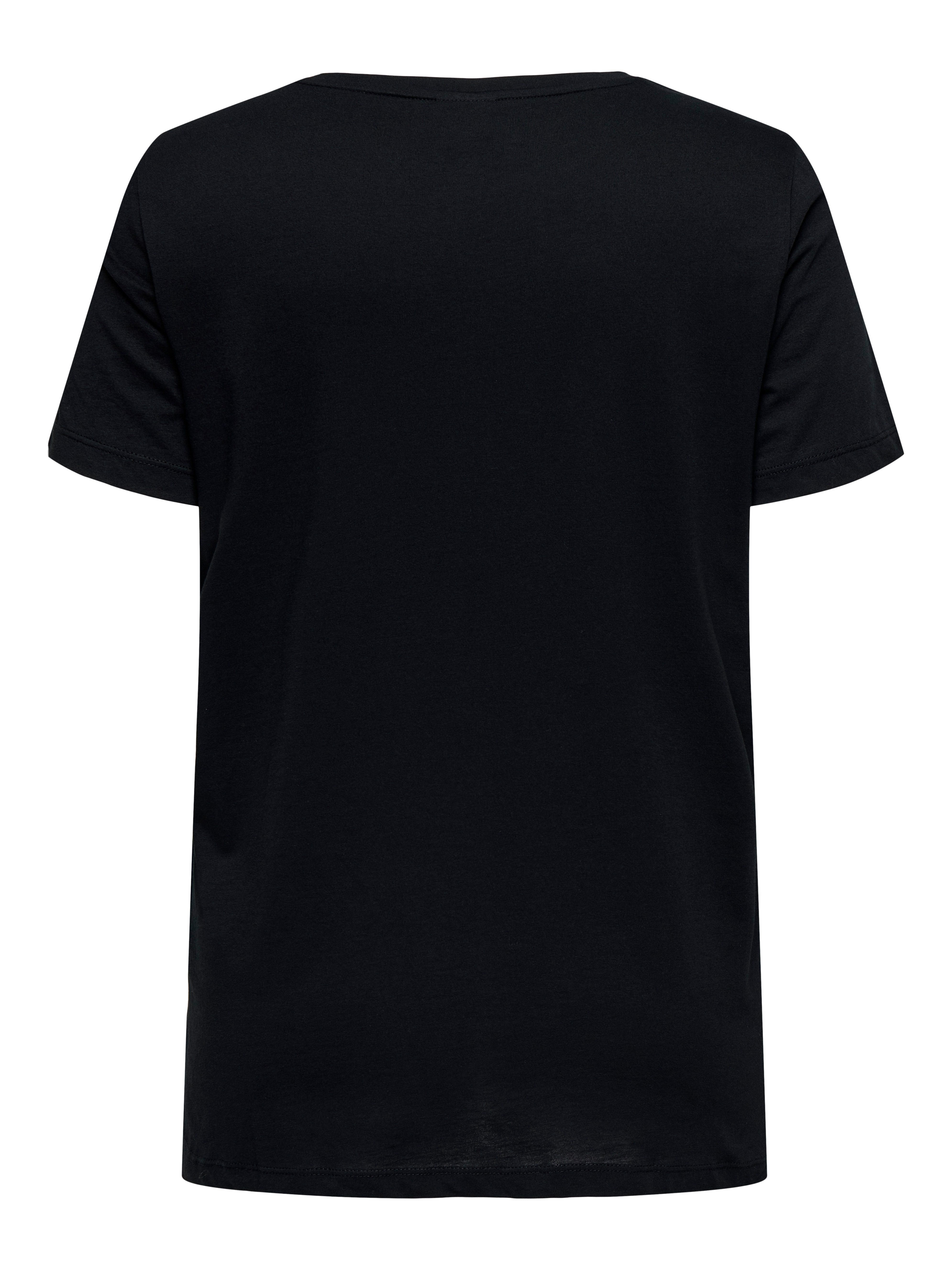 ONLY CARMAKOMA Shirt met korte mouwen CARSIMONE LIFE SS O-NECK JRS