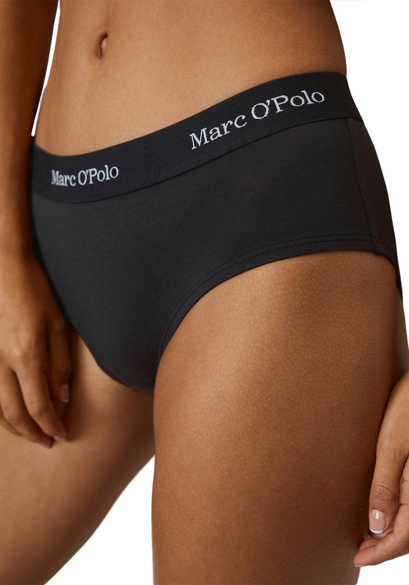 Marc O'Polo Slip Essentials Woven met onzichtbare naadverwerking (set, 3 stuks)