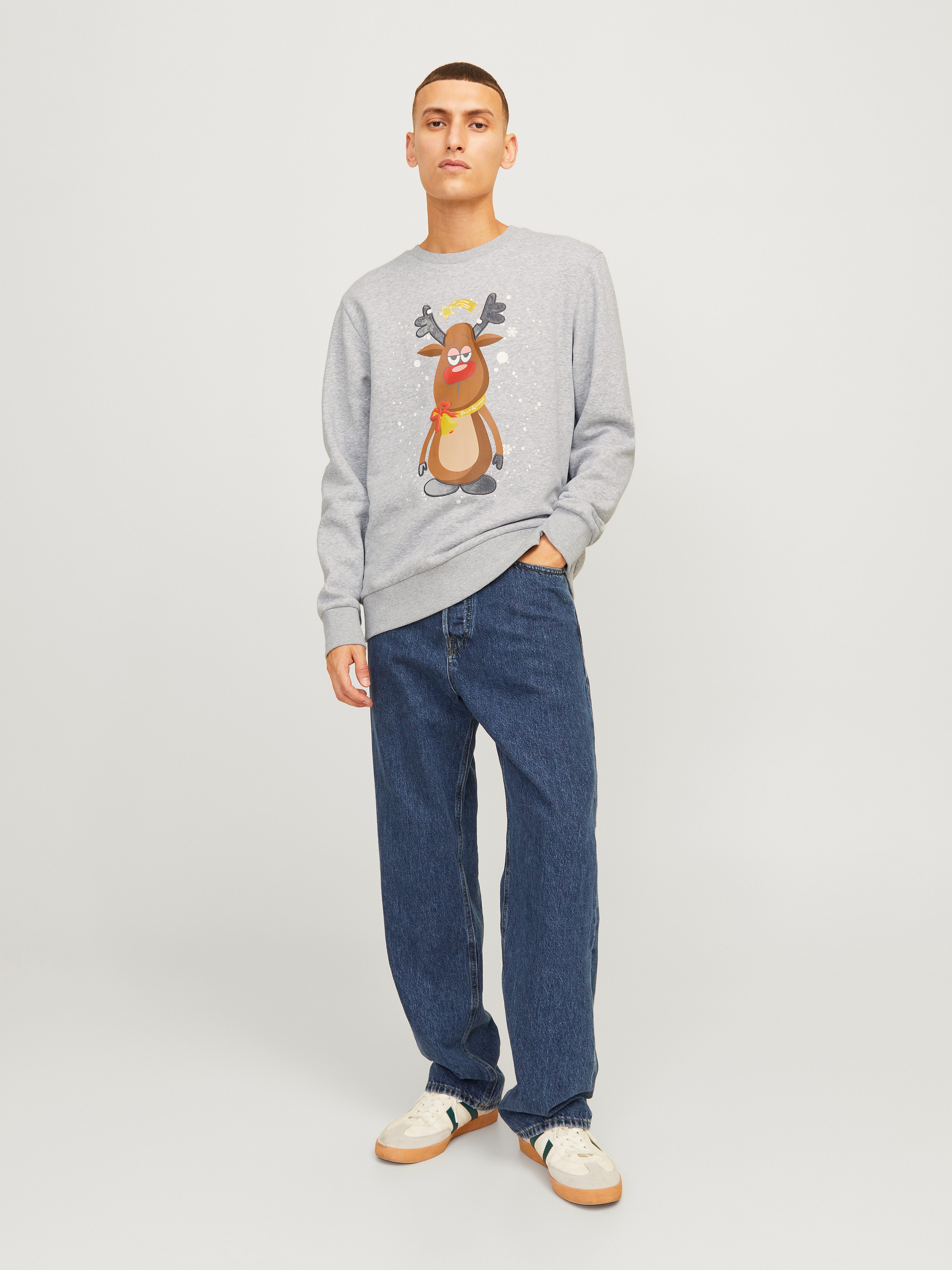 Jack & Jones Sweatshirt JJXMAS JOLLY SWEAT CREW NECK
