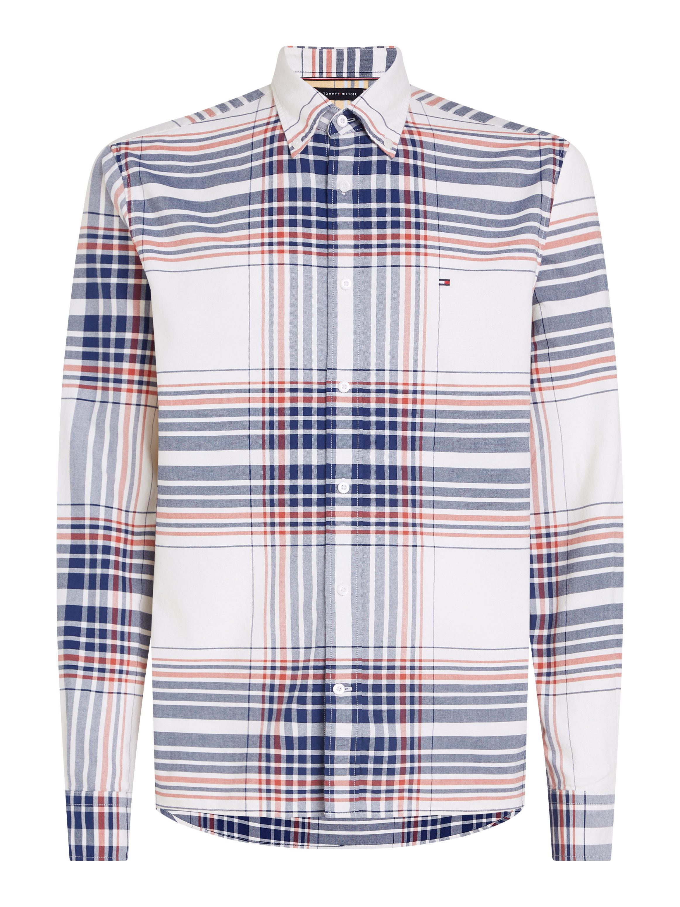 Tommy Hilfiger Overhemd met lange mouwen XL OXFORD CHECK RF SHIRT
