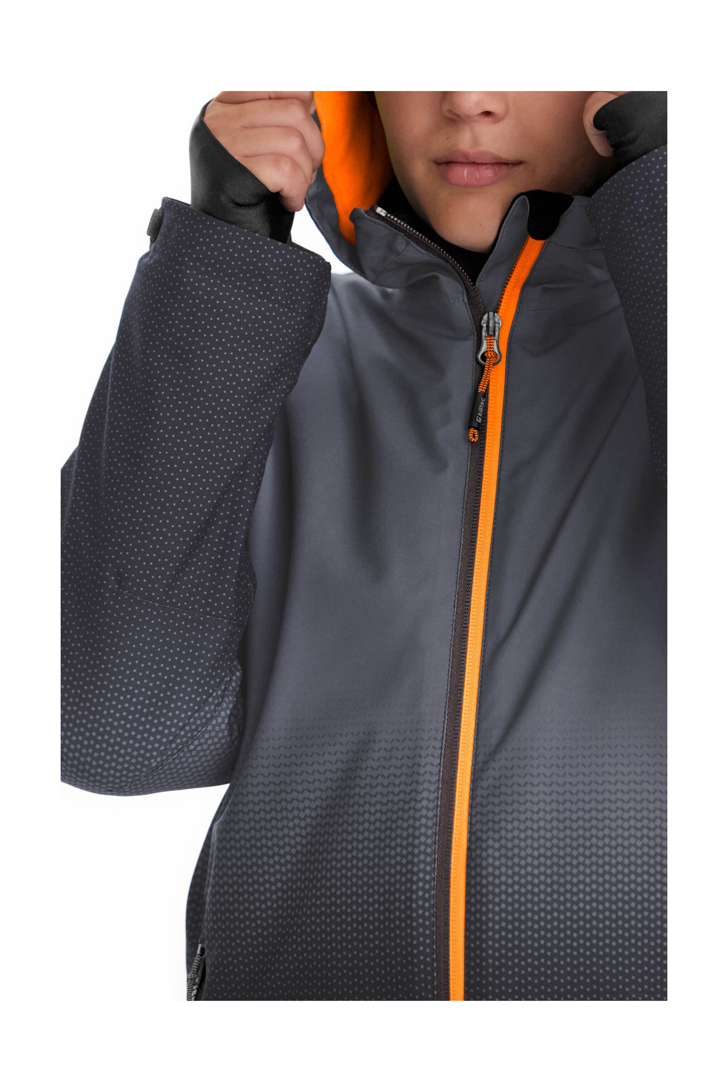 Killtec Outdoorjack Lynge BYS JCKT E Waterdichte functionele jas met sneeuwvanger en cool ontwerp