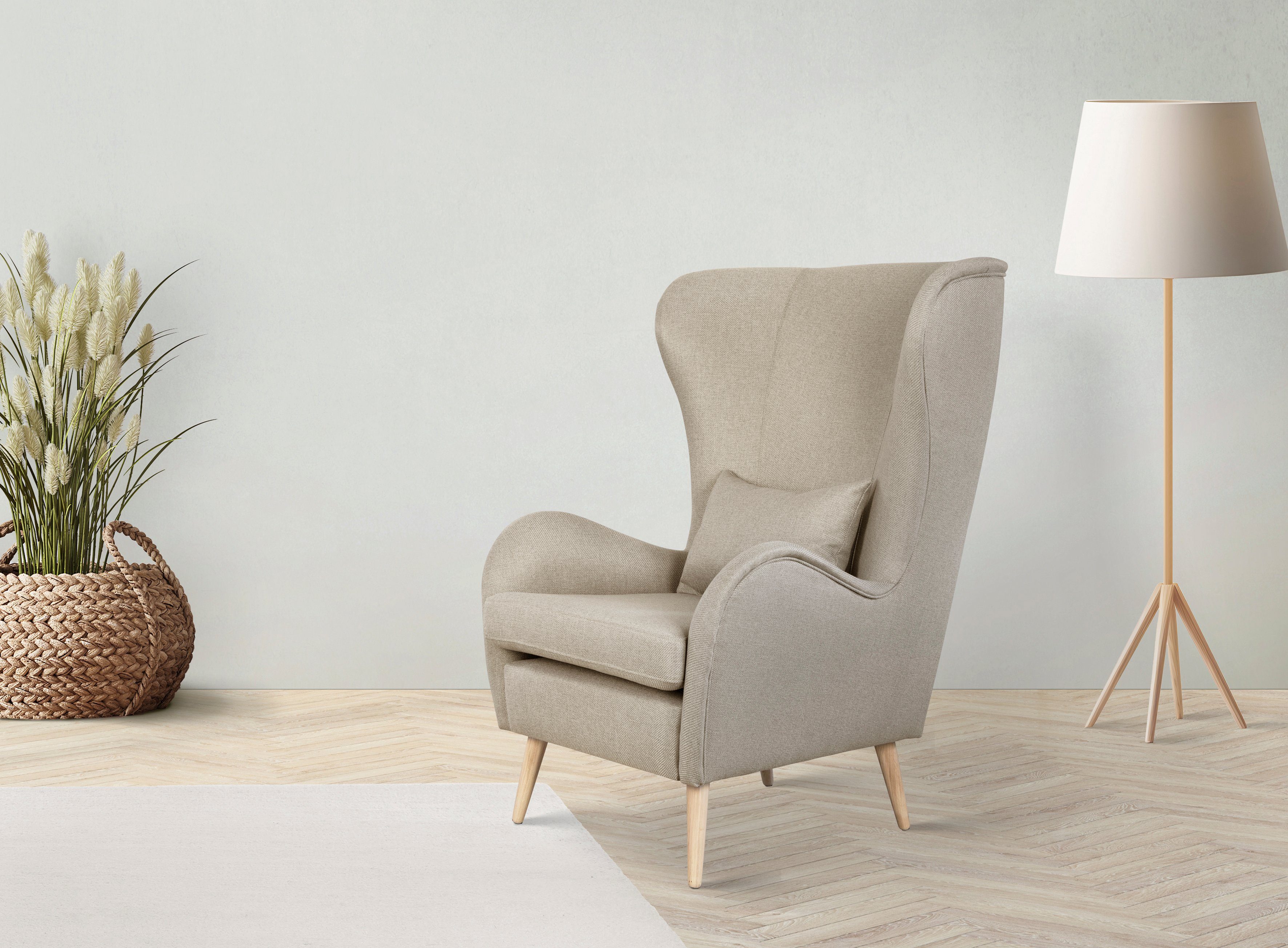 Guido Maria Kretschmer Home&Living Fauteuil CHARLES groot en gezellig in een modern design