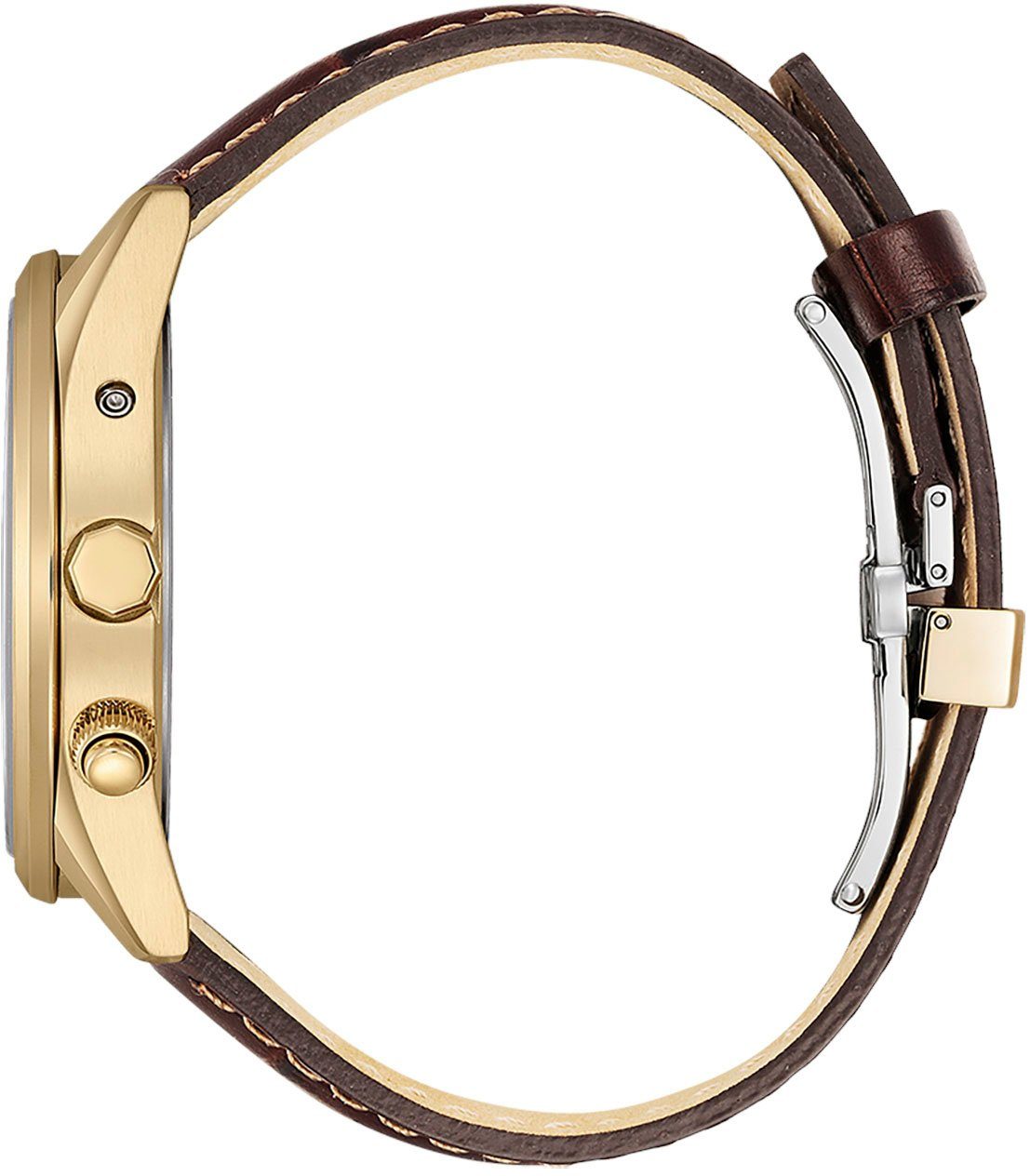Citizen Radiografisch horloge Polshorloge, herenhorloge, solar, leren band, saffierglas, datum