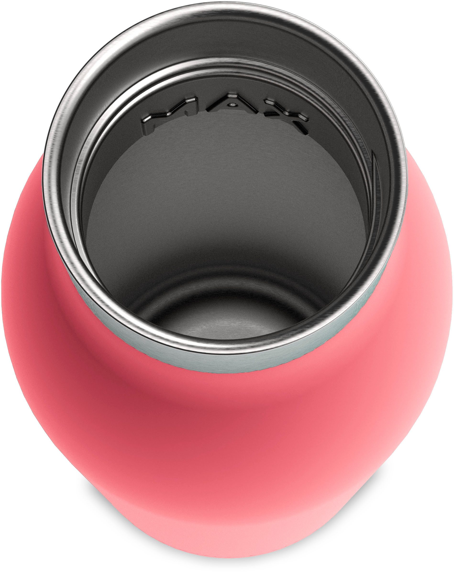 Emsa Thermosfles Drinkfles Bludrop Roestvrij staal, Quick-Press deksel, 360° drinkplezier, 12 uur warm/24 uur koel (1-delig)