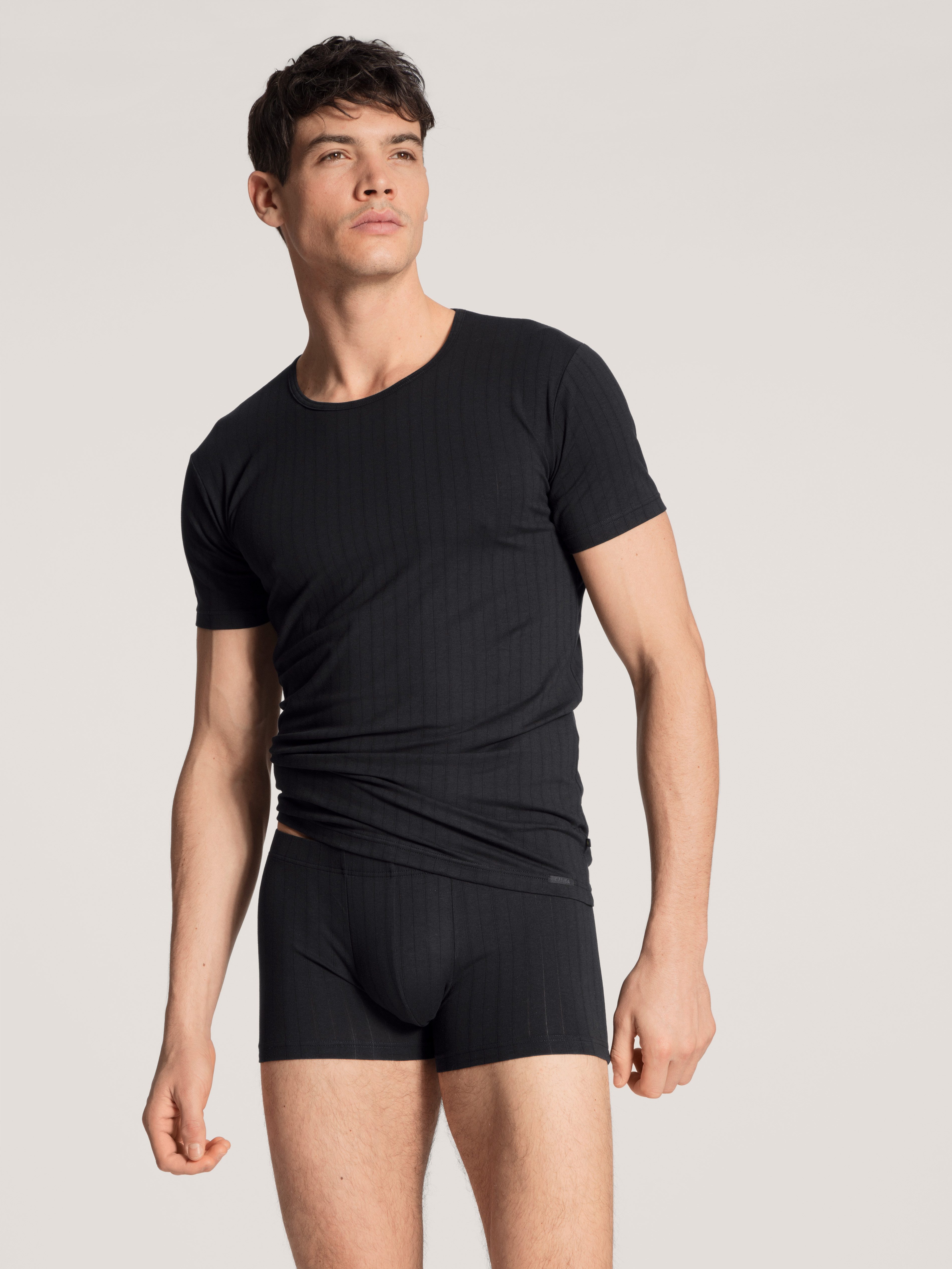 CALIDA Shirttop Puur&Style met subtiele naadstrepen