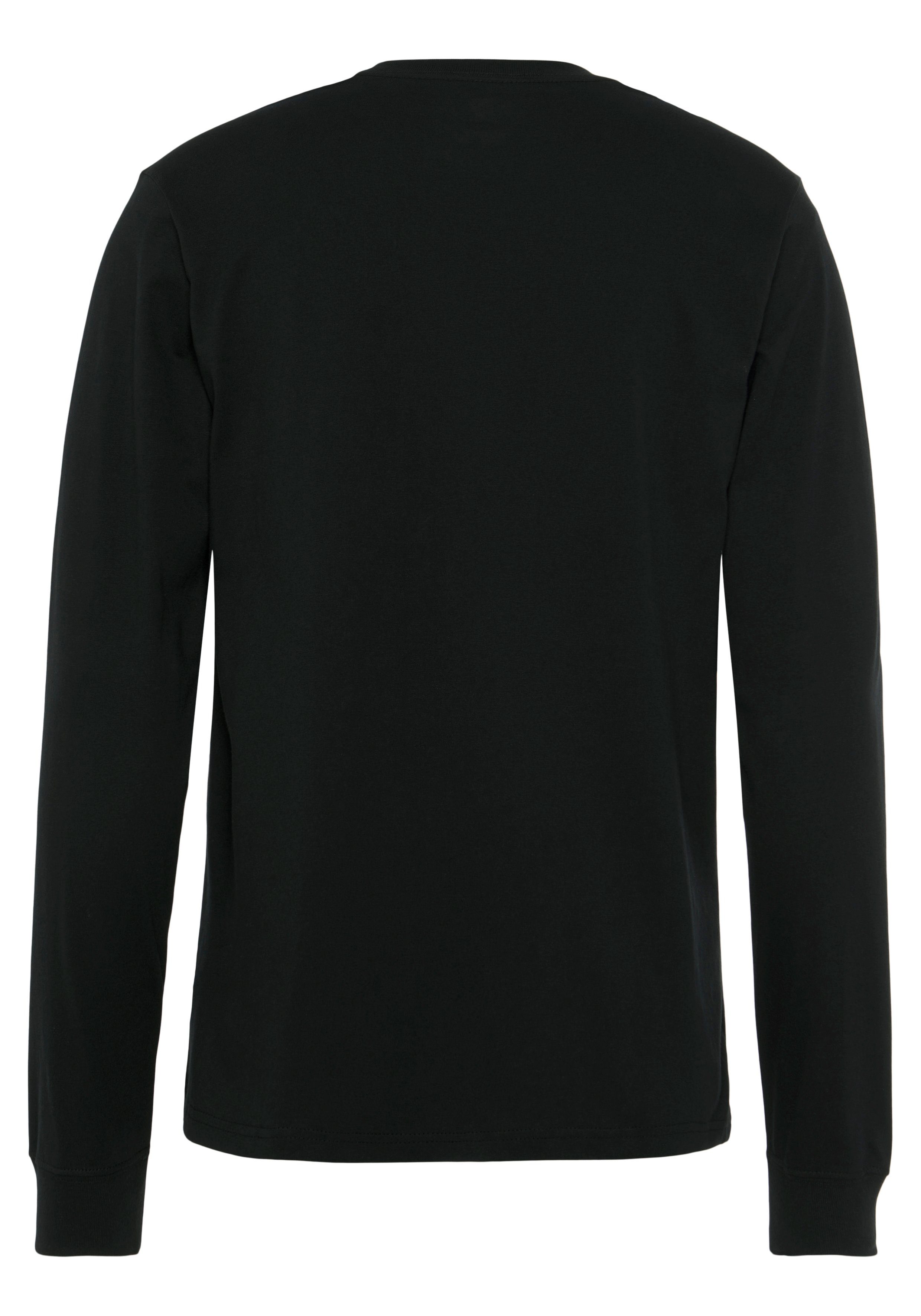 Converse Shirt met lange mouwen GO-TO EMBROIDERED STAR CHEVRON LONG SLEEVE TEE