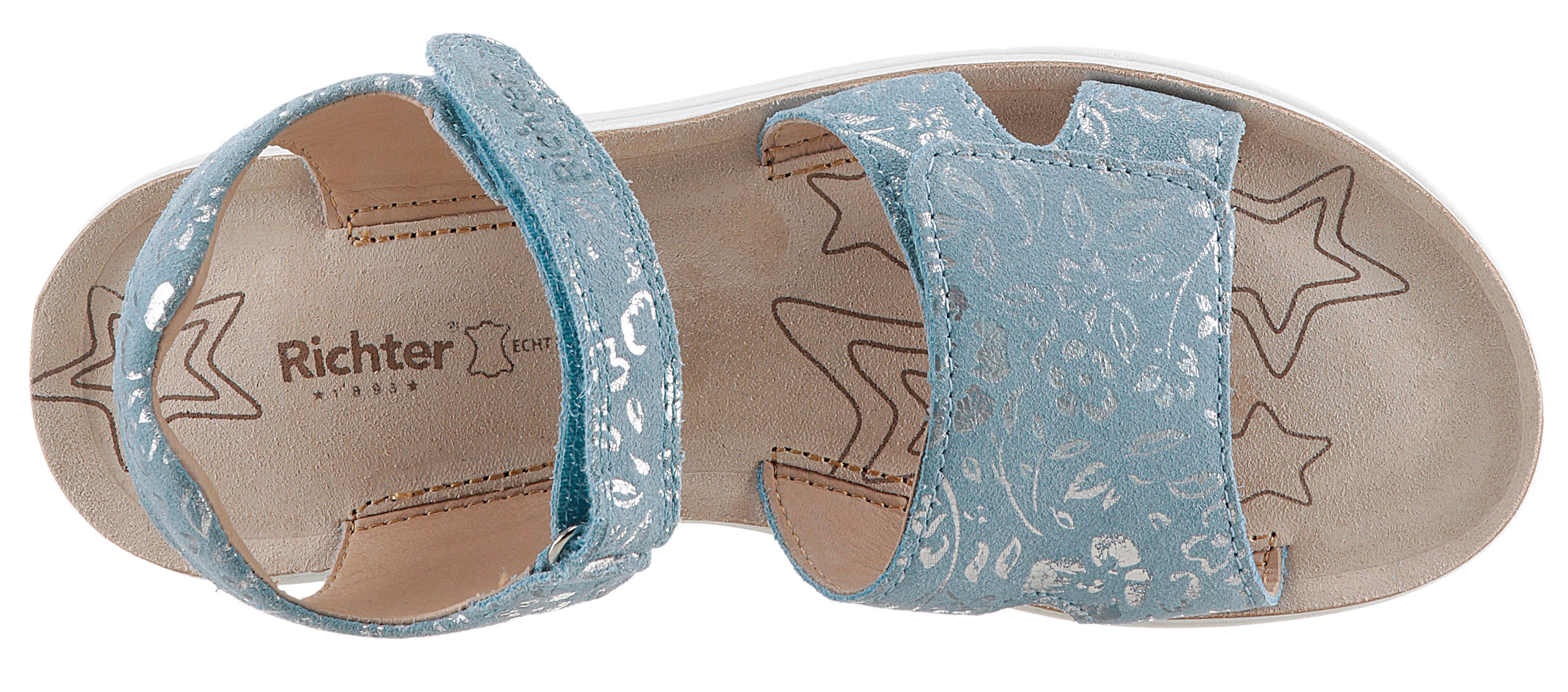 Richter Sandalen WMS: middel , zomerschoen, klittenbandschoen, sandaal, gepolsterde leren binnenzool