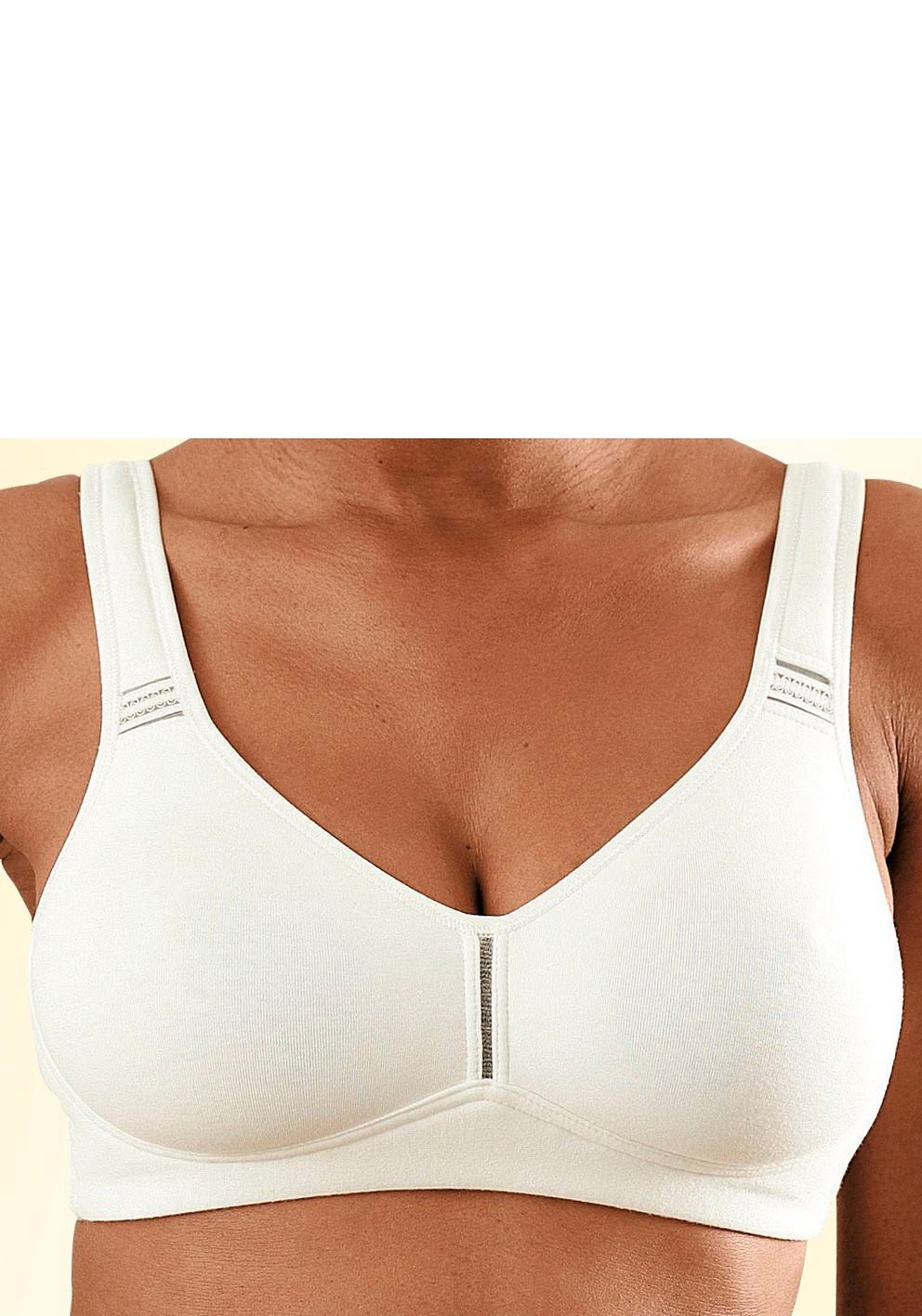 Petite fleur T-shirt-bh zonder beugels van katoen (Set van 2)