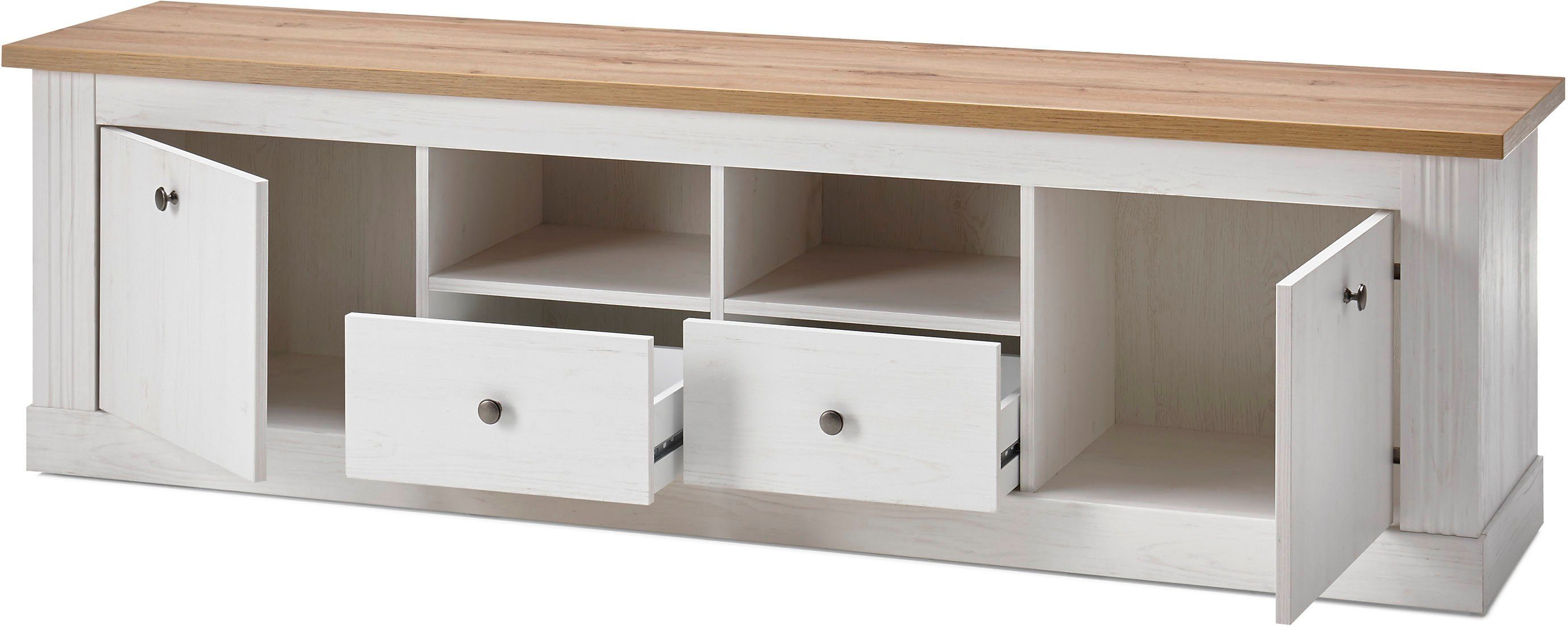 Home affaire Wandmeubel Westminster in romantische landelijke stijl (set, 3-delig)