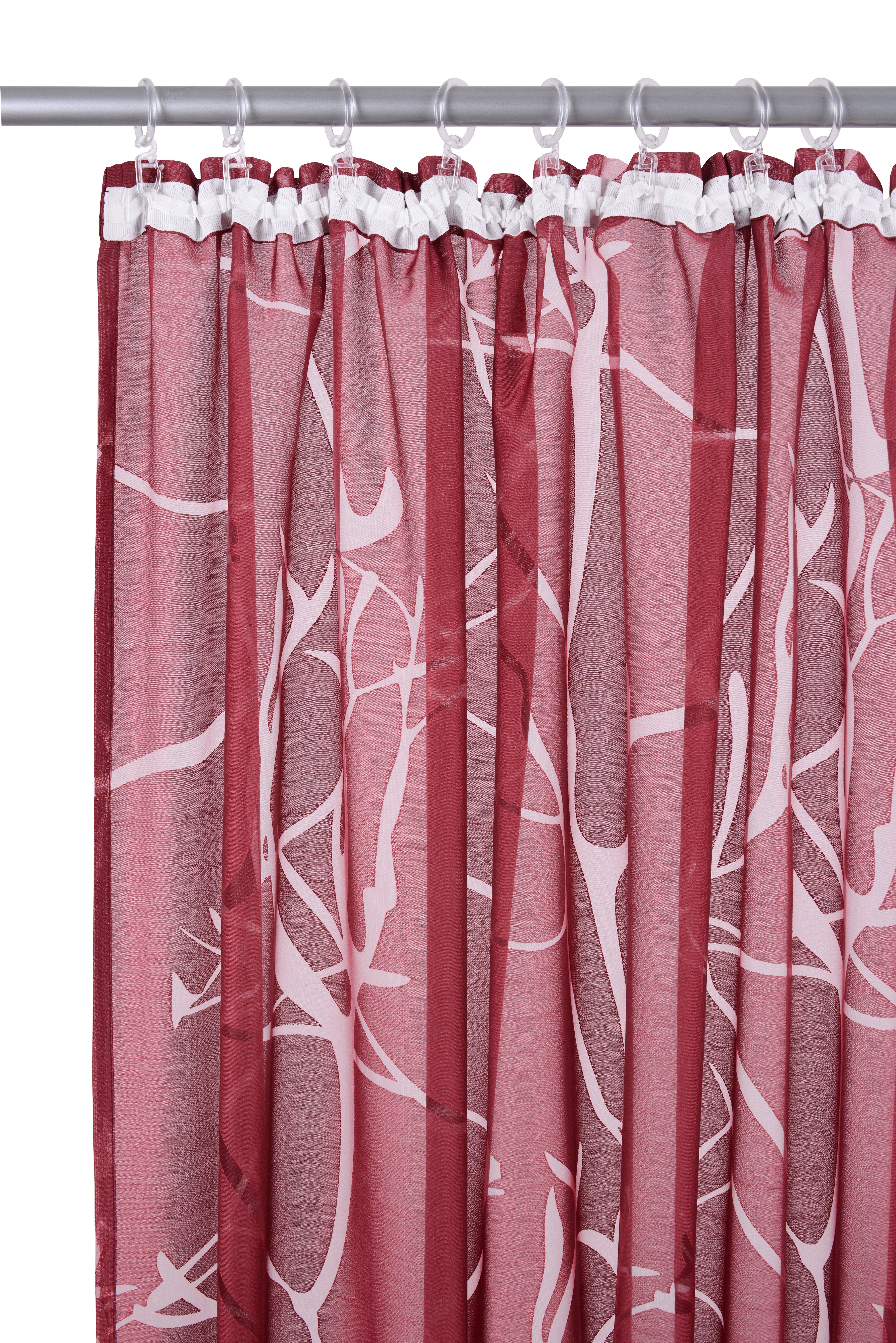 my home Gordijn ANNA Viscose, polyester, takkenmotief (1 stuk)
