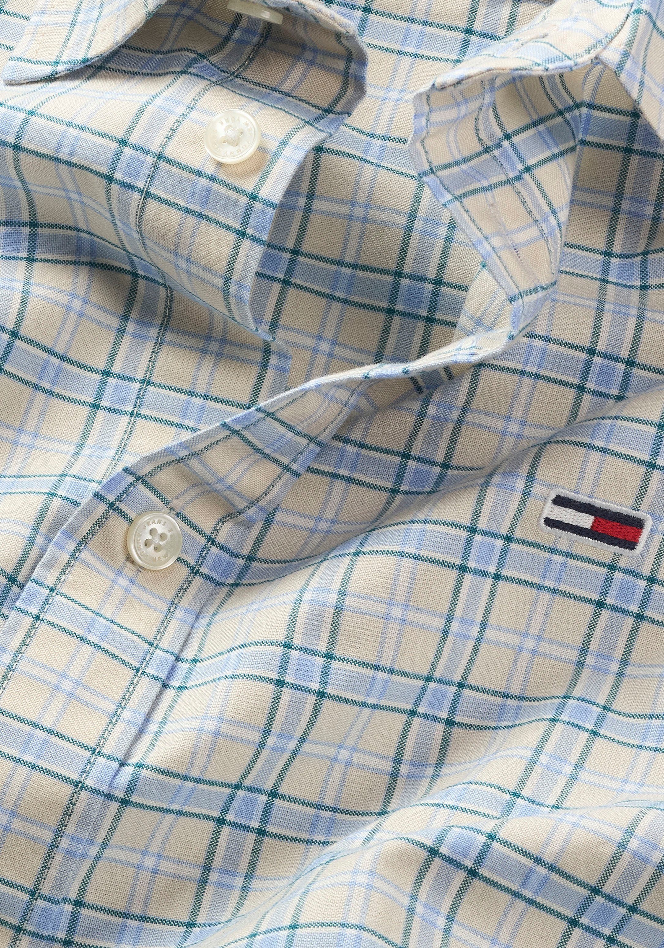 TOMMY JEANS Overhemd met lange mouwen TJM REG OXFORD CHECK SHIRT
