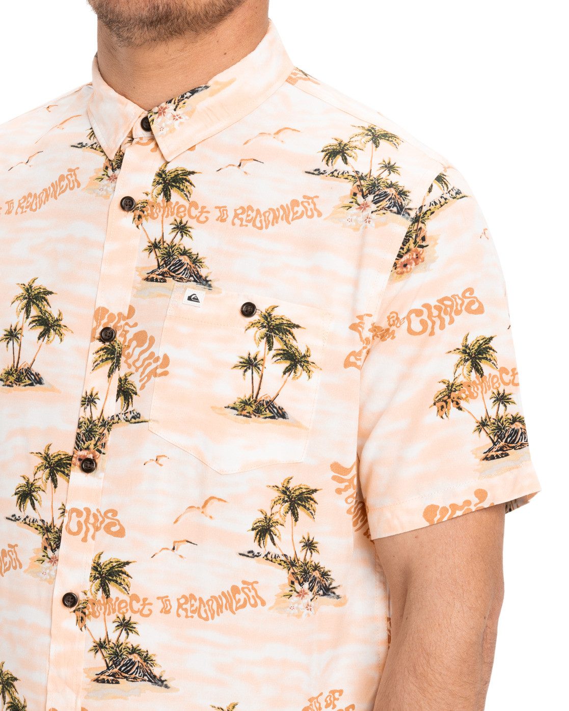 Quiksilver Overhemd met korte mouwen Safe Paradise