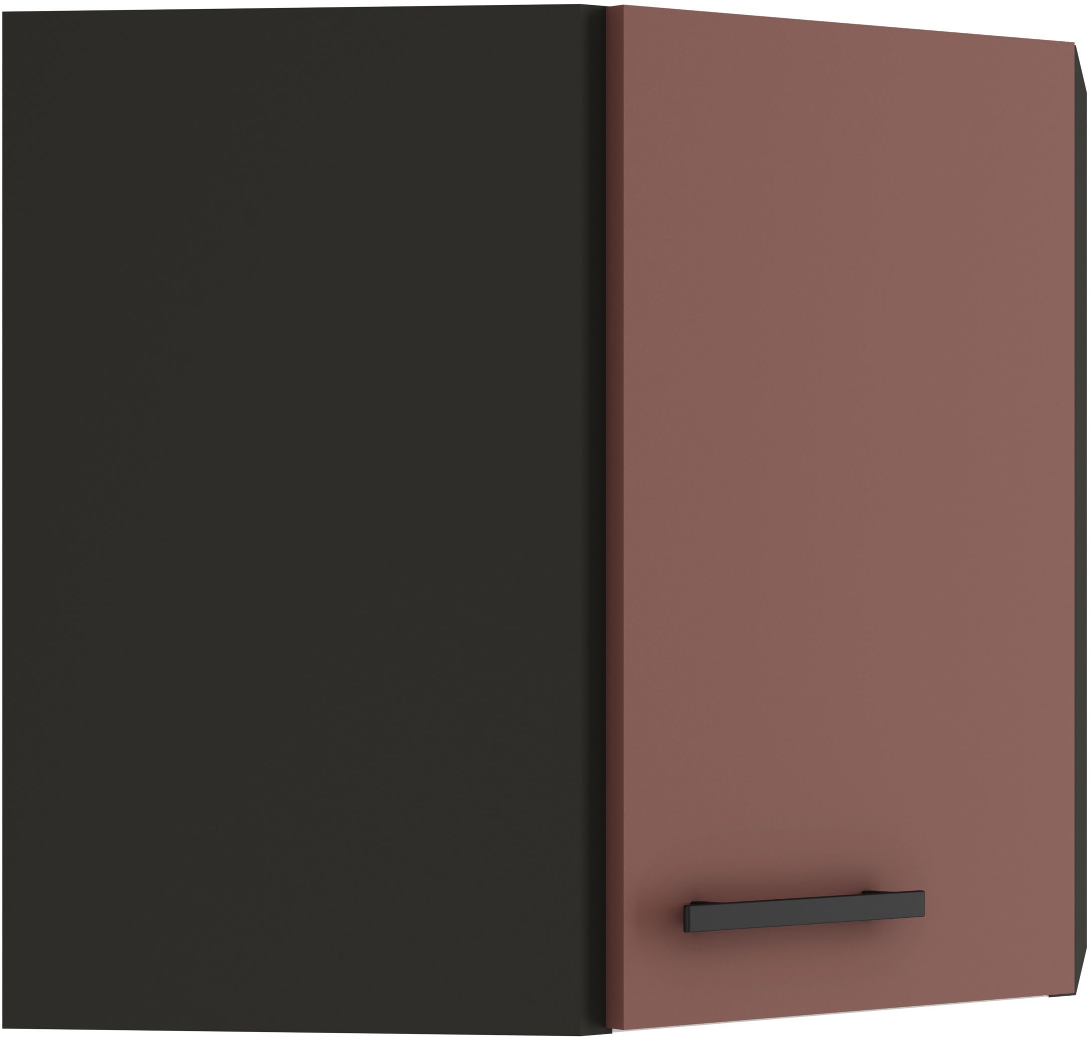 OPTIFIT Hangend hoekkastje Palma Breedte 60 x 60 cm, deuropening verwisselbaar