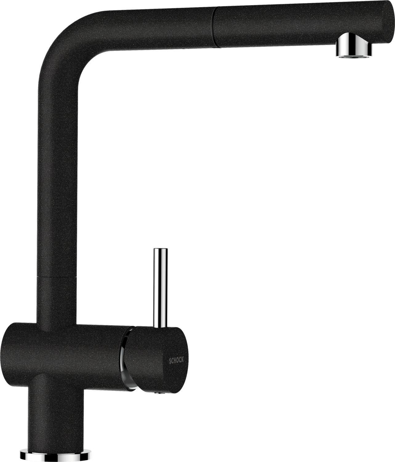 Schock Keukenkraan EPOS SB uitschuifbaar, terugstroombegrenzer, waterbesparende perlator, draaibereik 180° keukenkranen