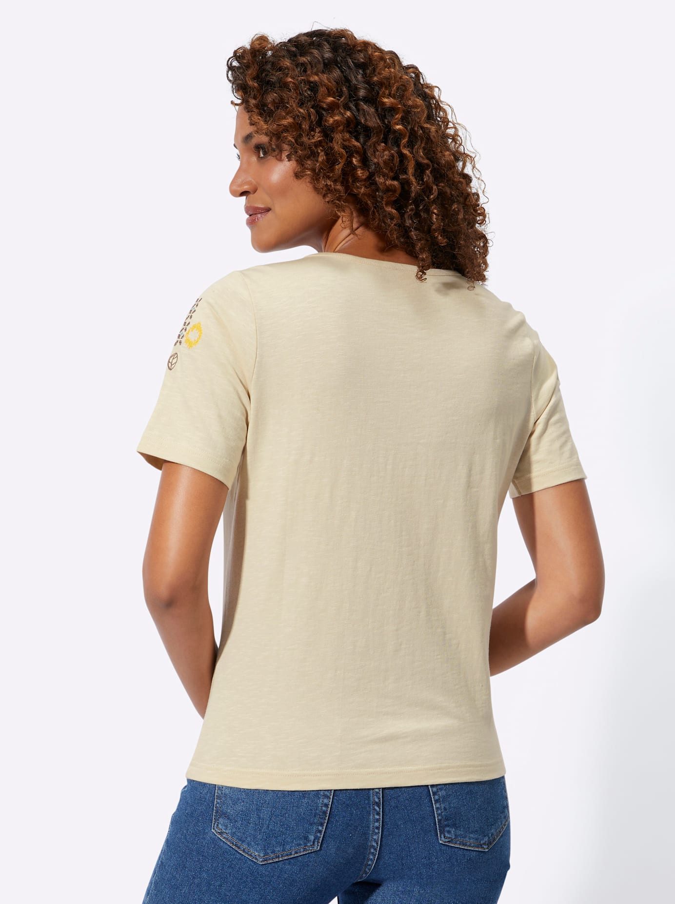 Classic Inspirationen Shirt met korte mouwen Shirt met V-hals (1-delig)