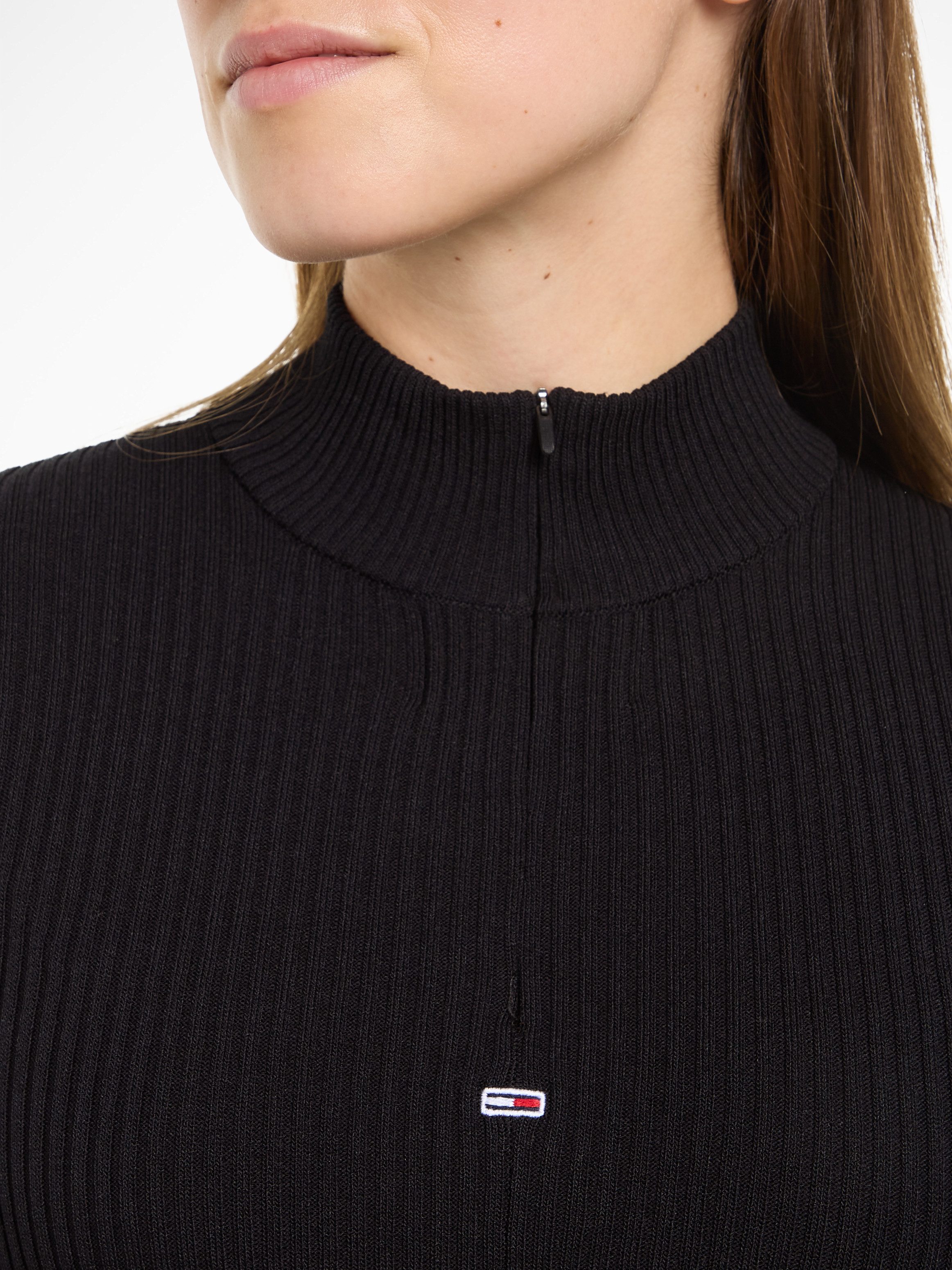 TOMMY JEANS Schipperstrui TJW 1 4 ZIP TECHNICAL RIB