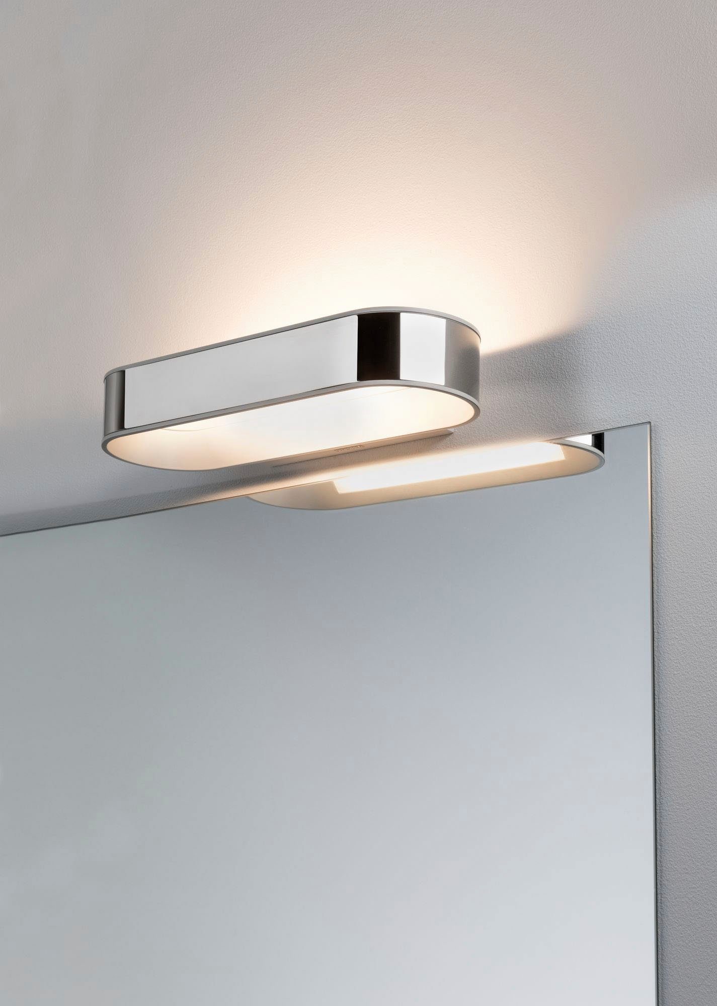 Paulmann Led-wandlamp LED Wandlamp Agena IP44 20W Chroom/Wit mat dimbaar (1 stuk)