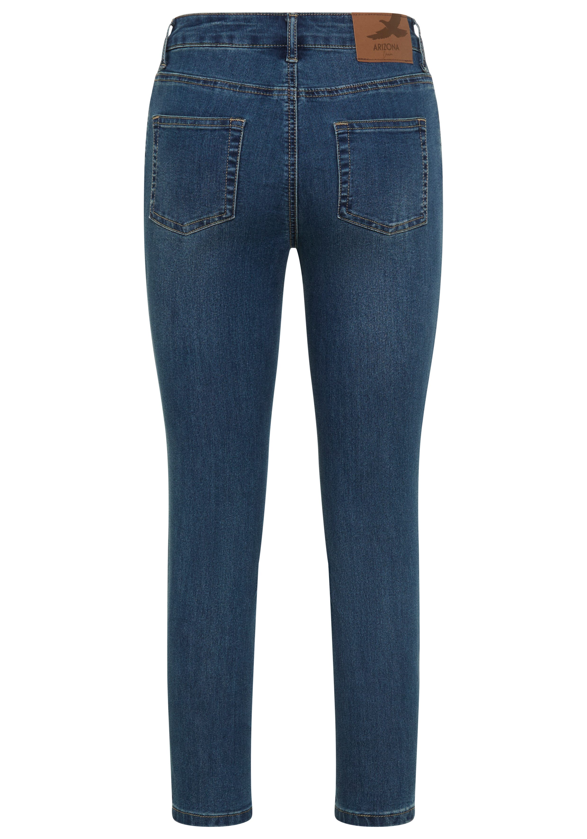 Arizona 7/8 jeans Shaping strak, skinny jeans, used-wassing, high-waist, 7/8-lengte