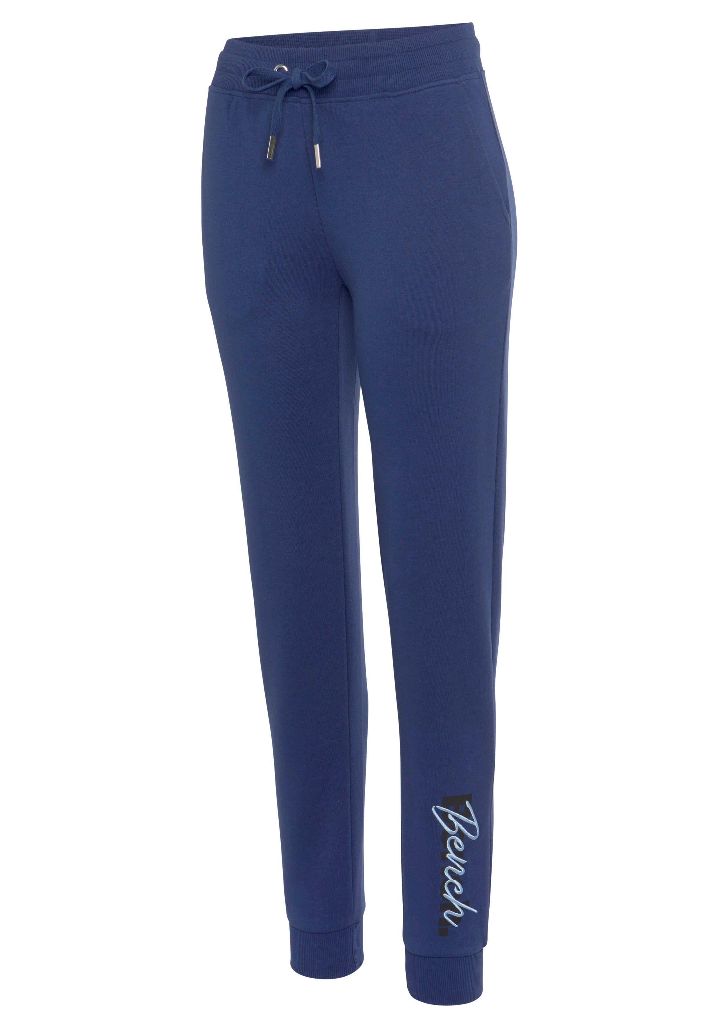 Bench. Loungewear Sweatpants met logoprint en borduurwerk, loungewear
