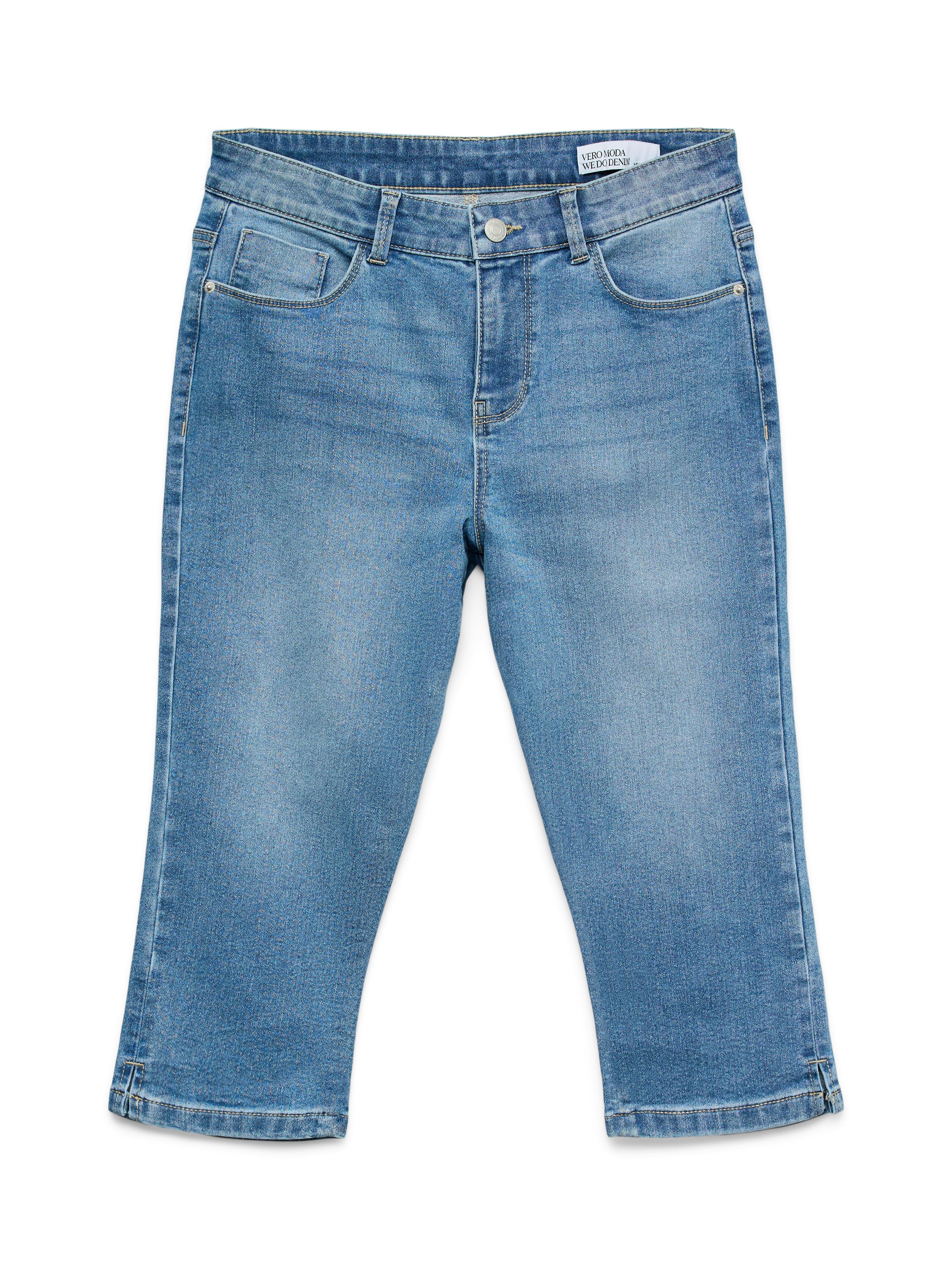 Vero Moda Capri jeans VMELLY MR KNICKERS DNM MIX NOOS