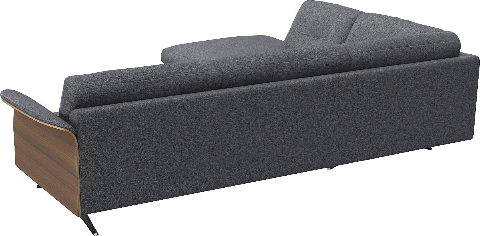 FLEXLUX Hoekbank Glow, super comfortabel door hoogwaardige zitconstructie met binnenvering, L-vorm
