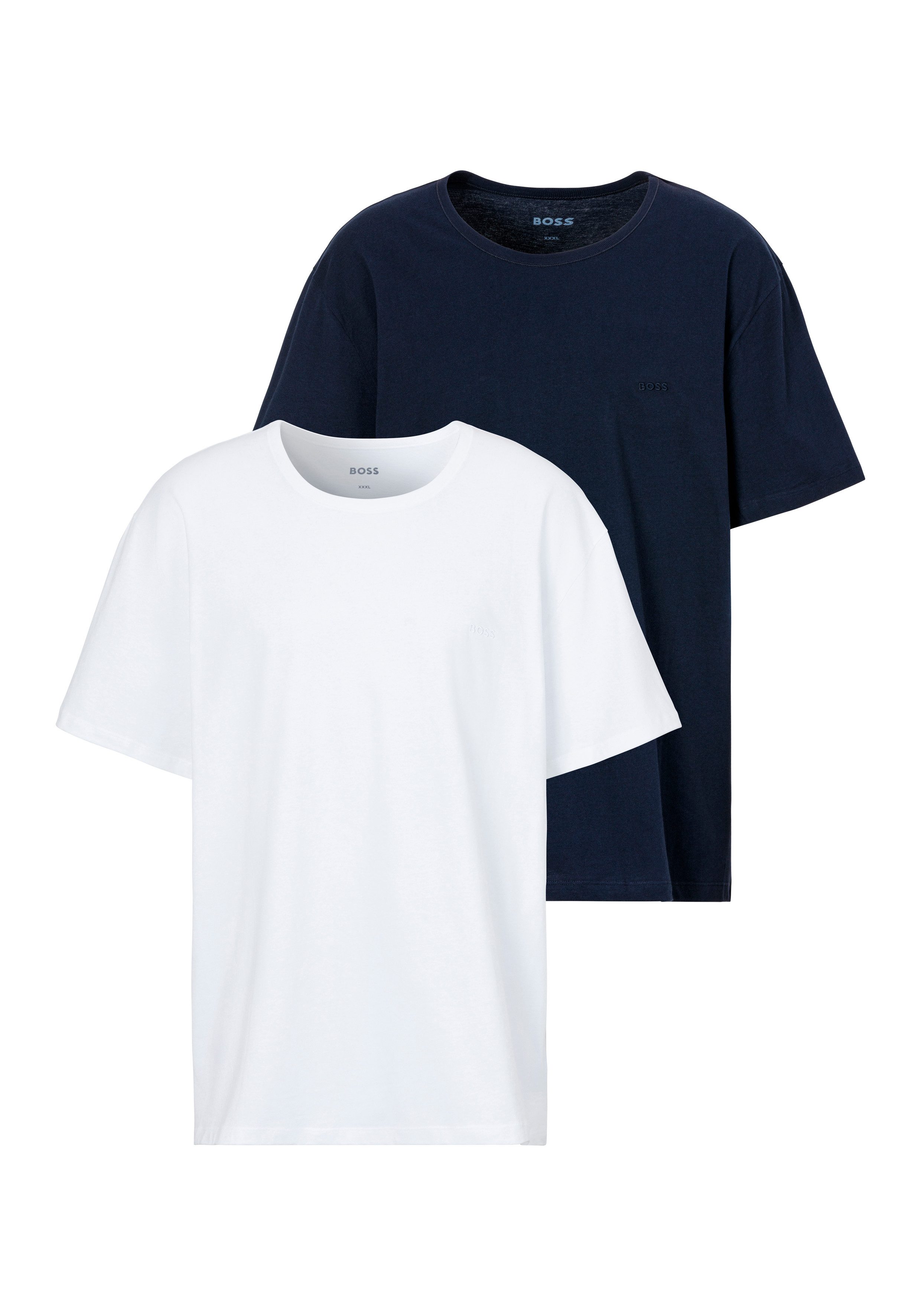BOSS Shirt met ronde hals B-TShirtRN 2P Comfor (2-delig, Set van 2)