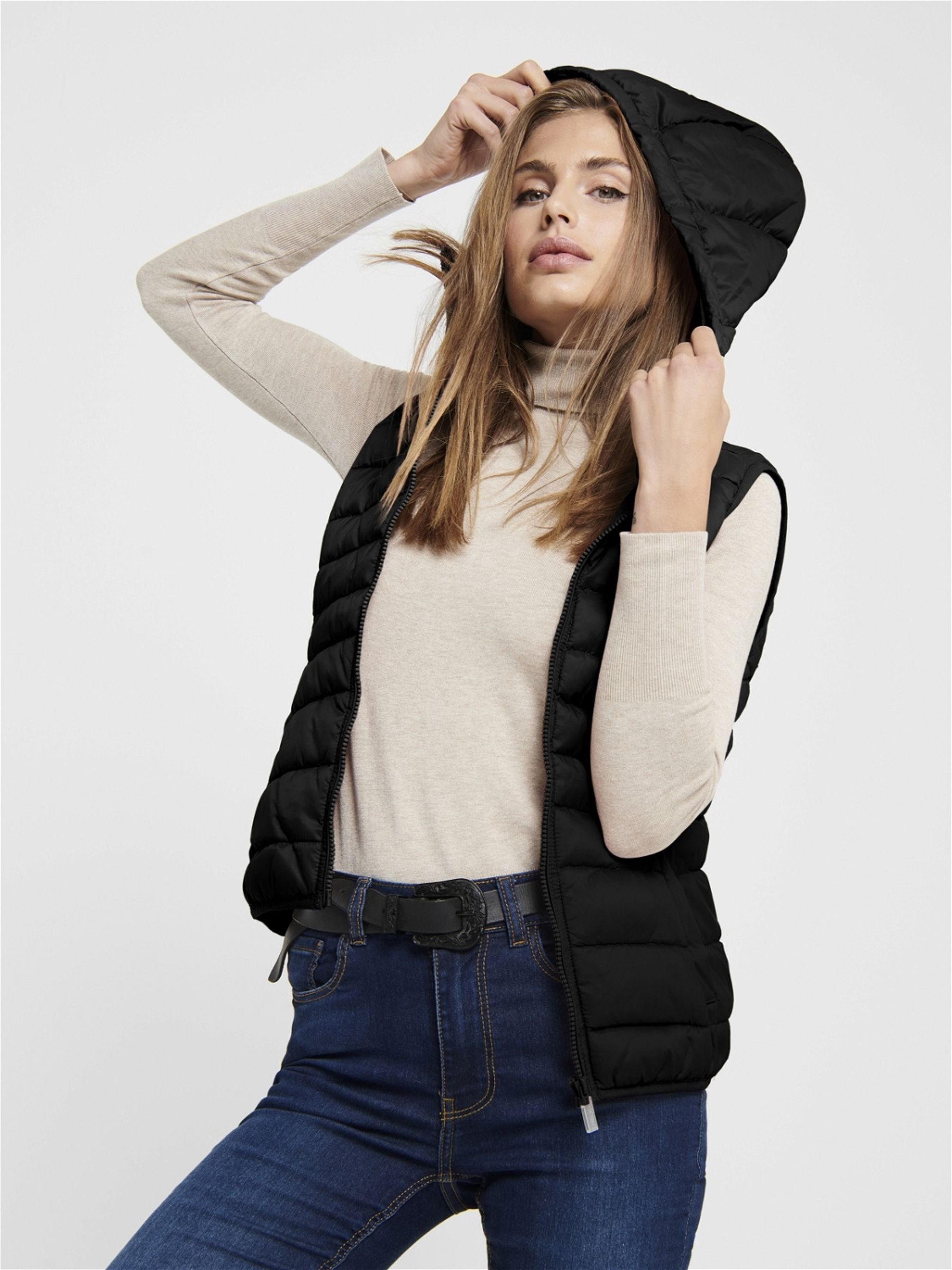 Only Bodywarmer ONLNEWTAHOE HOOD WAISTCOAT OTW NOOS
