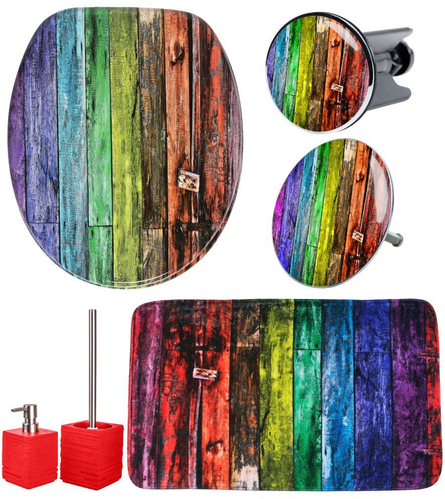 Sanilo Set badkameraccessoires Rainbow (complete set, 6-delig)