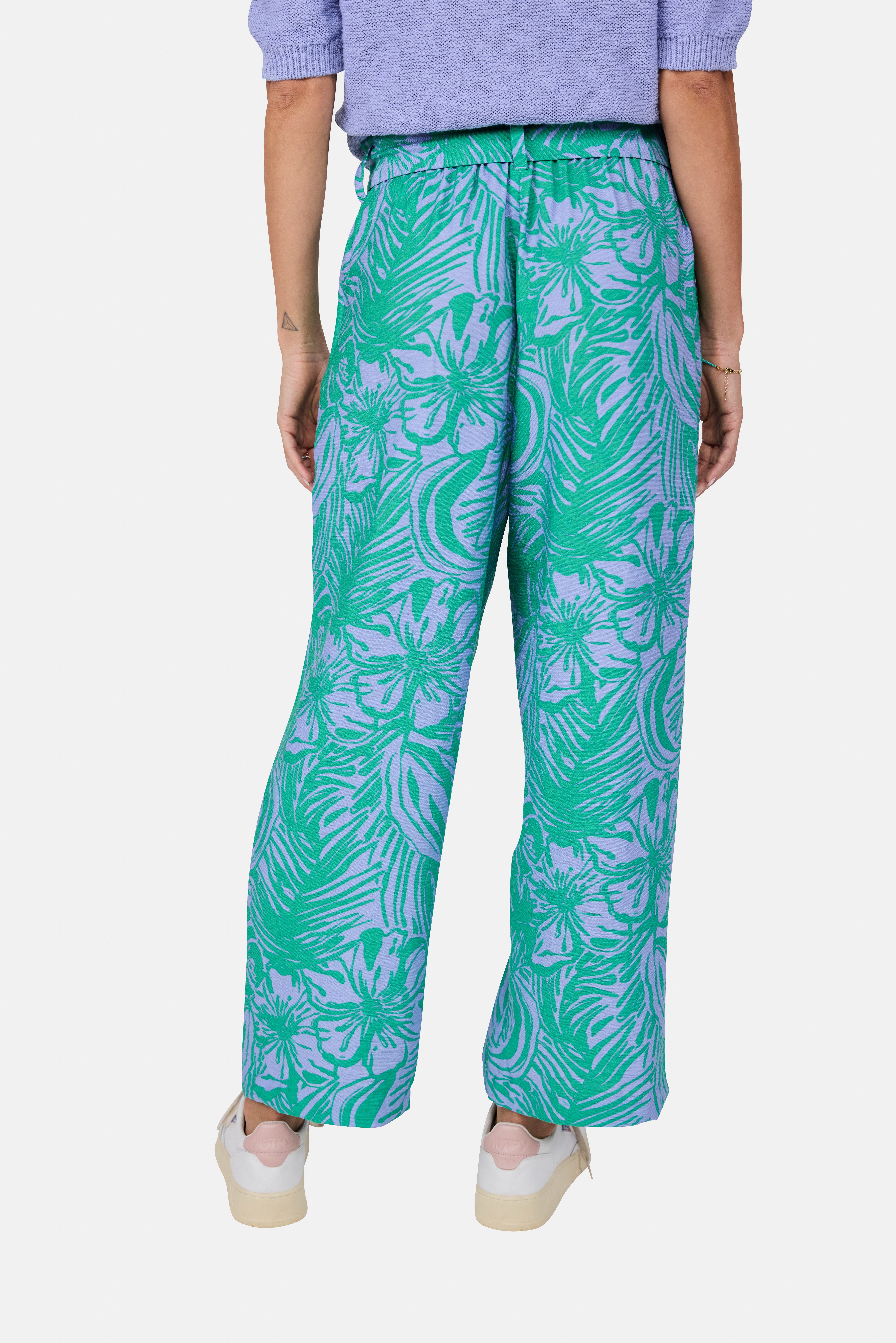 Lieblingsstück Stoffen broek LS-052 met riemlussen