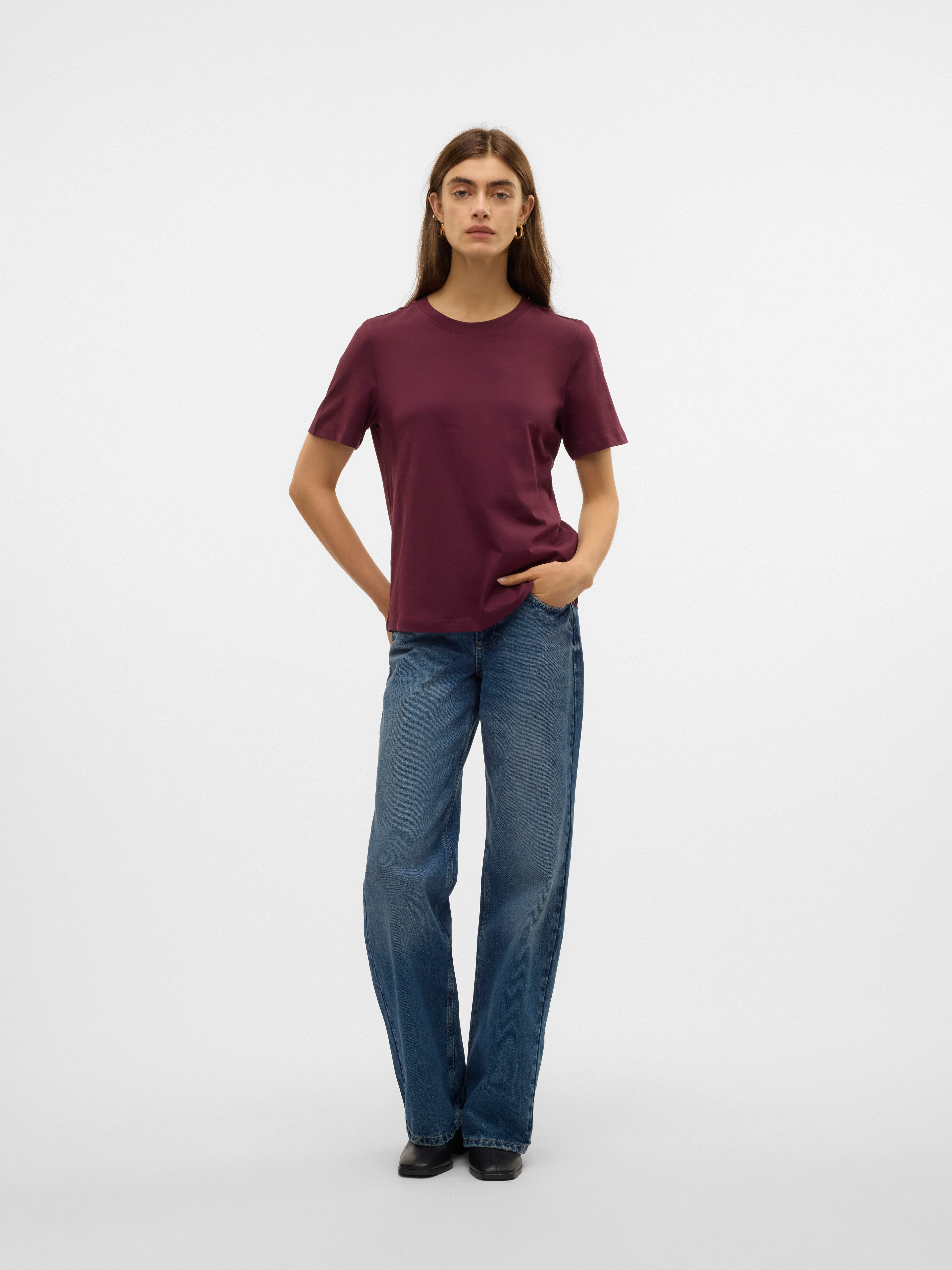 Vero Moda Shirt met korte mouwen VMPAULINA SS T-SHIRT GA JRS NOOS