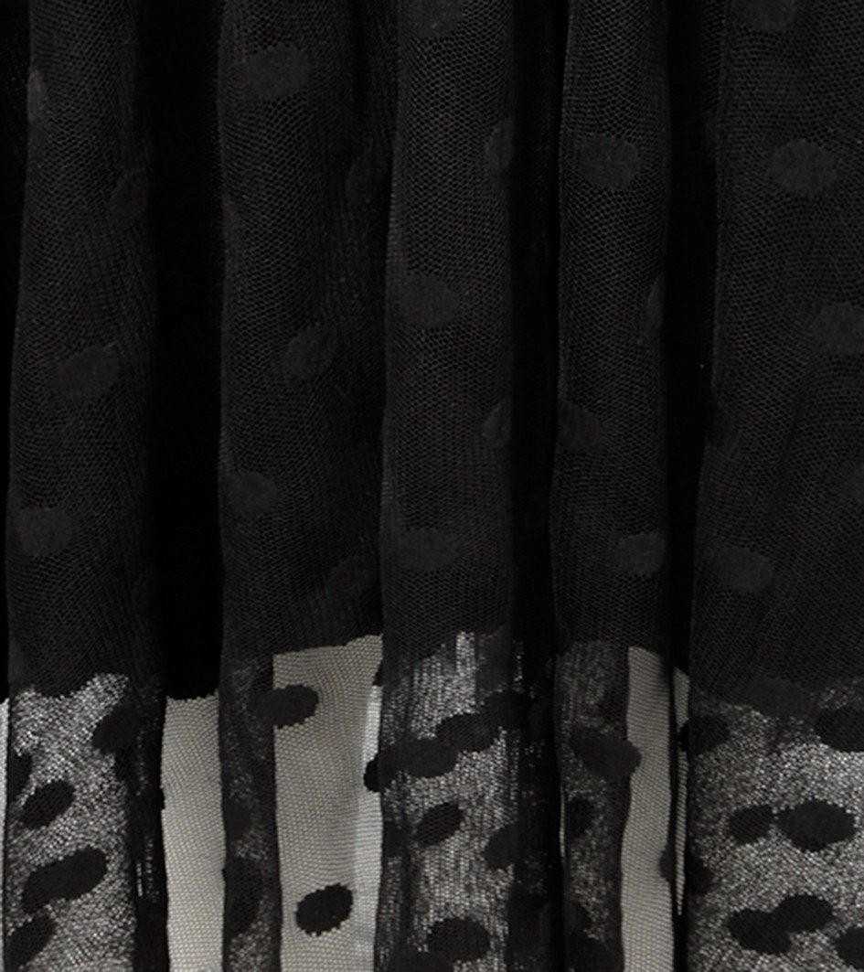 Aniston CASUAL Maxi-jurk met stippen mesh versierd rokdeel nieuwe collectie