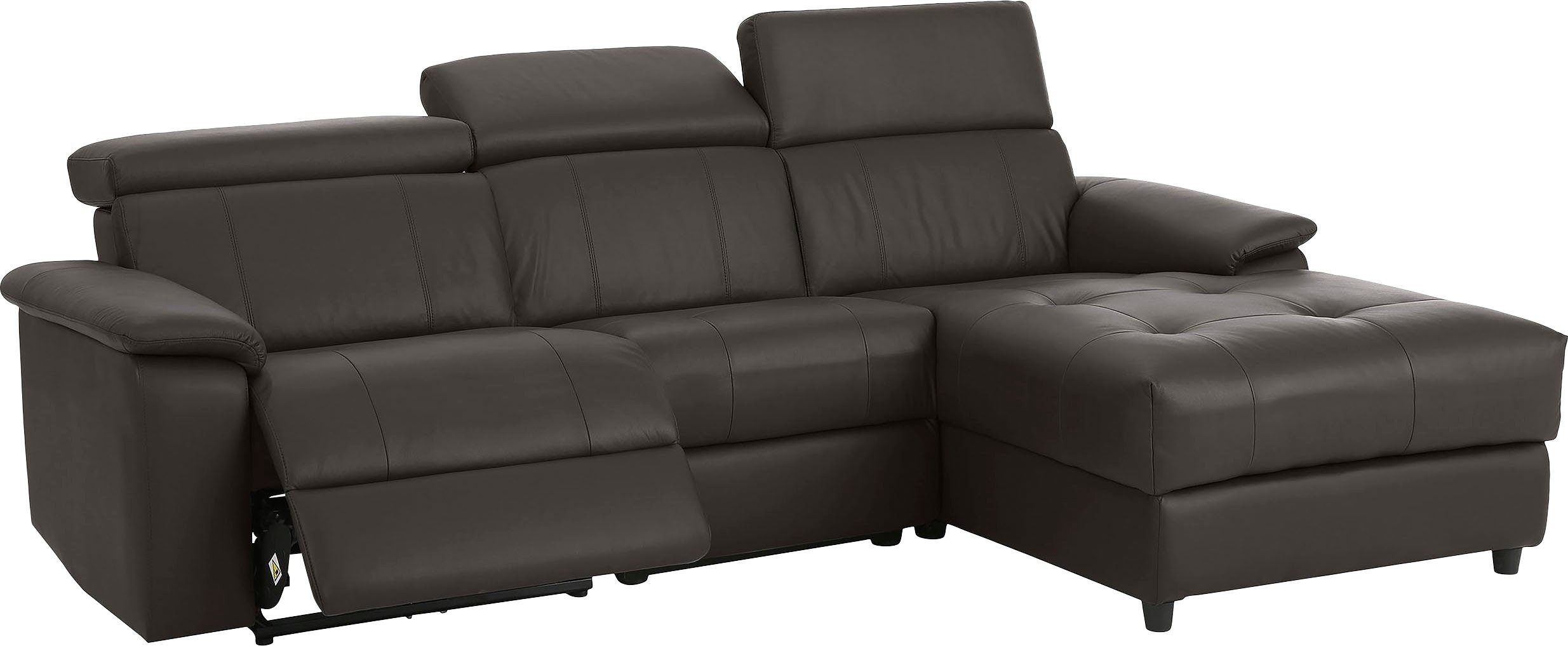 Home affaire Hoekbank Binado, L-vorm, met handmatige of elektrische relaxfunctie met usb-aansluiting