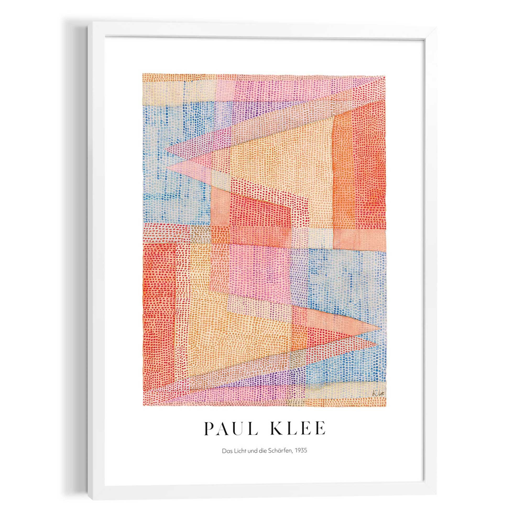 Reinders! Artprint met lijst Paul Klee Triangles