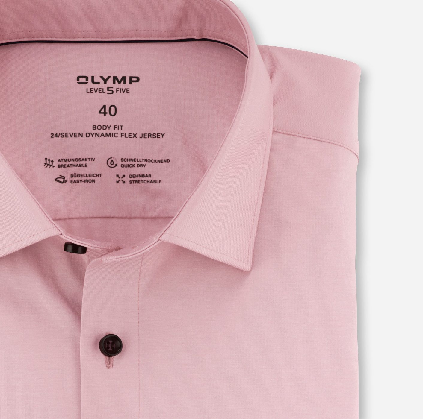 OLYMP Businessoverhemd Level Five body fit jersey shirt