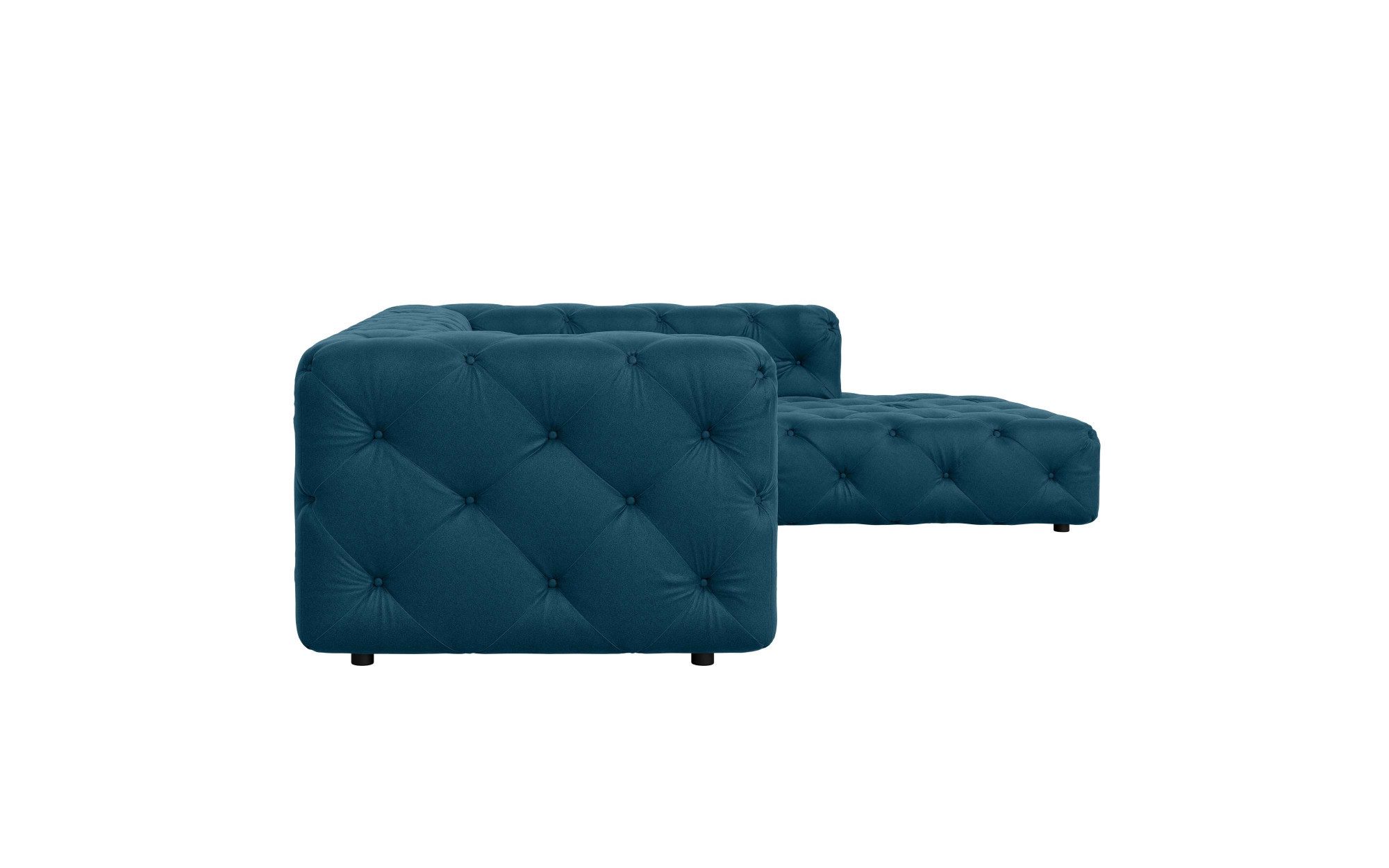 Places of Style Hoekbank FOLLINA L-vorm, met klassieke Chesterfield-knoopstiksels