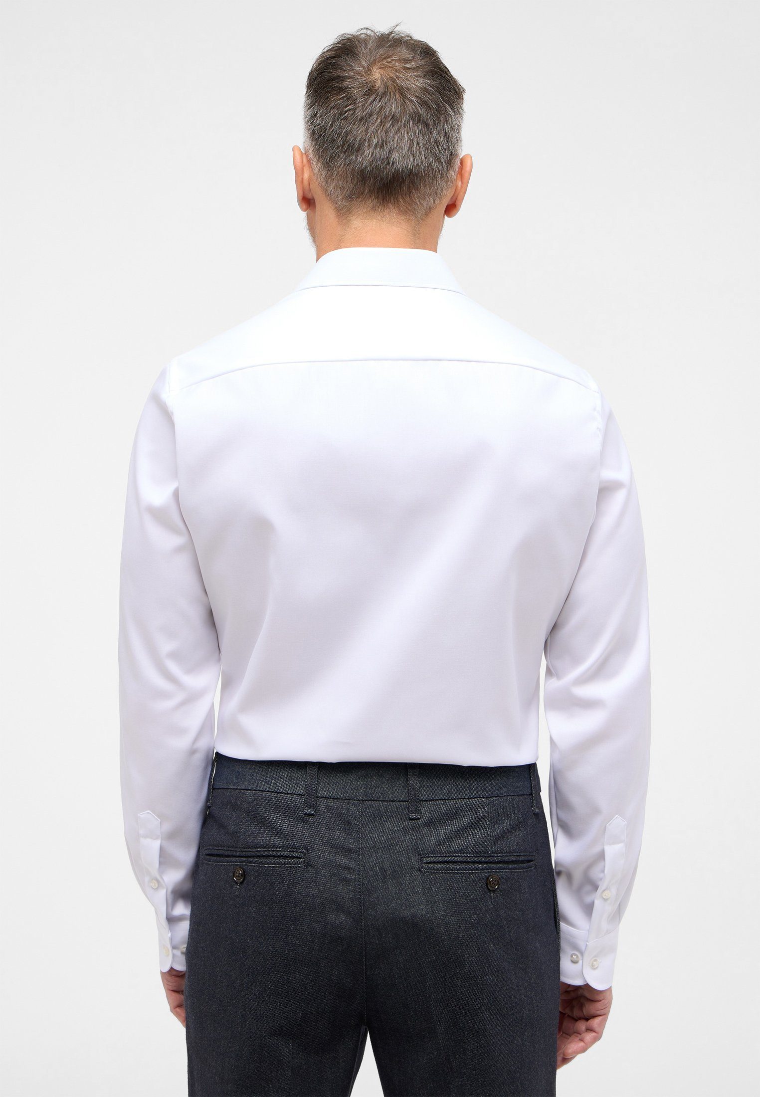 Eterna Overhemd met lange mouwen Slim fit NON IRON (strijkvrij)