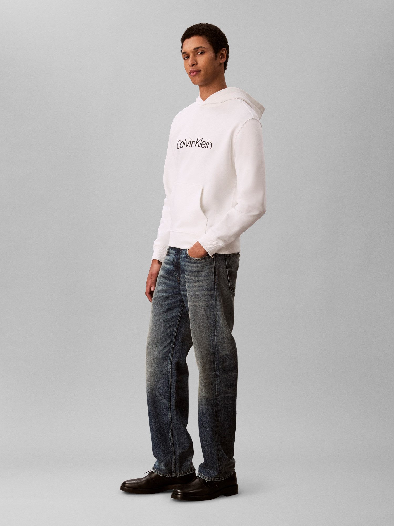 Calvin Klein Hoodie LS EU STANDARD LOGO 350TERRY PO