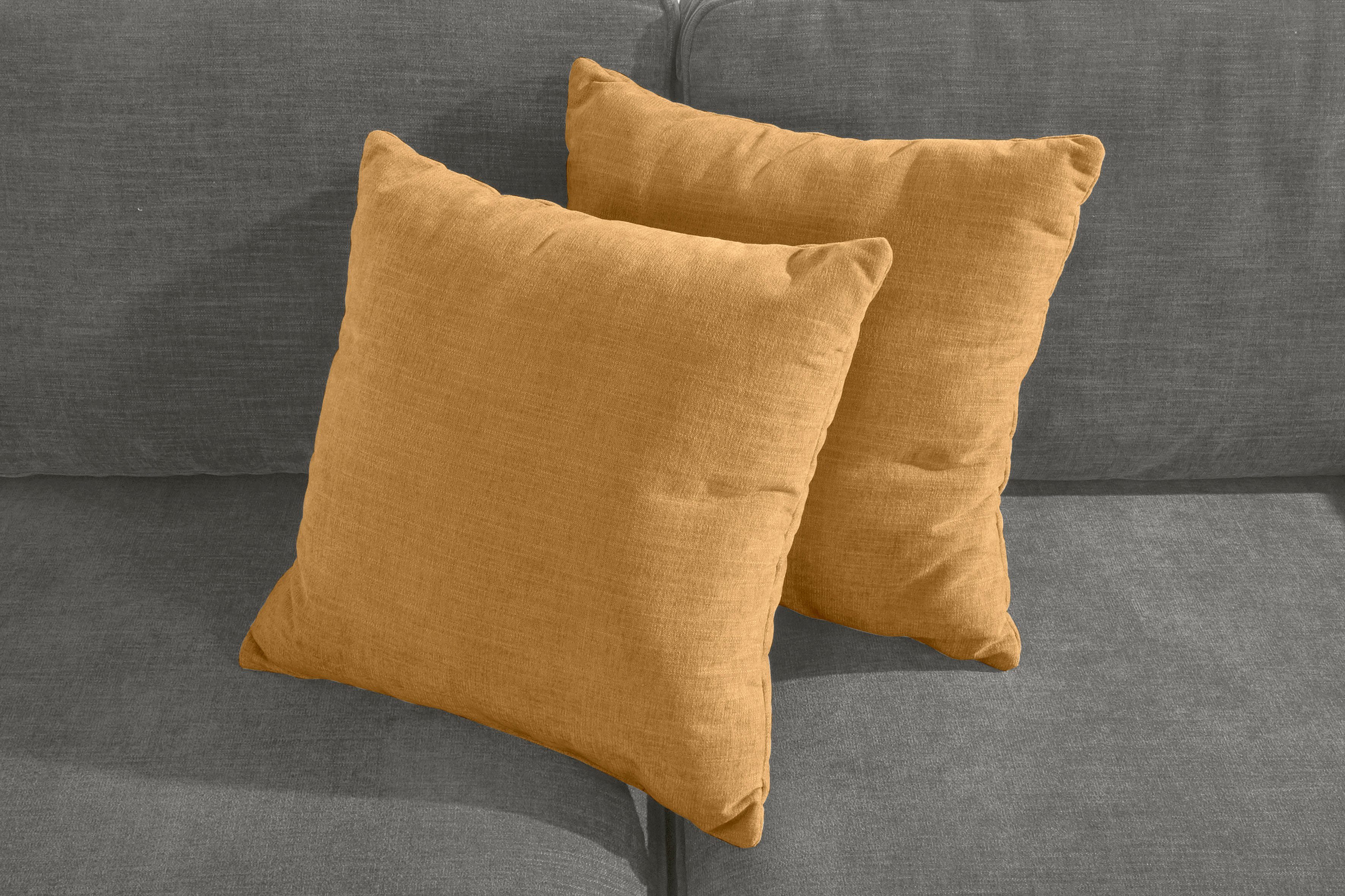Home affaire 2-zitsbank Broughton zacht zitcomfort, incl. 2 sierkussens, opstaande naad