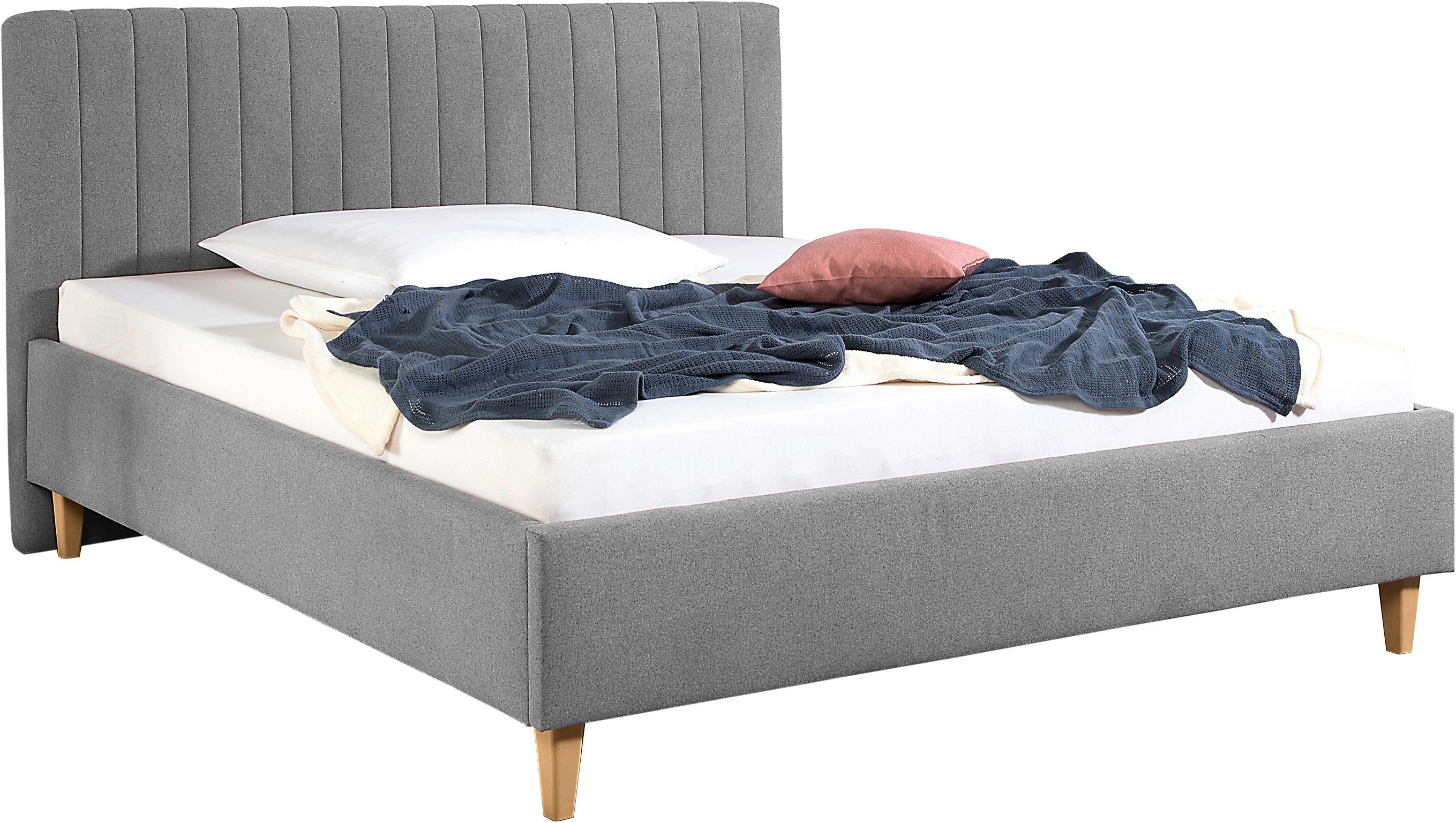 Maintal Gestoffeerd bed Friant Zijkanten van het bed zelf te monteren, zonder bedkist