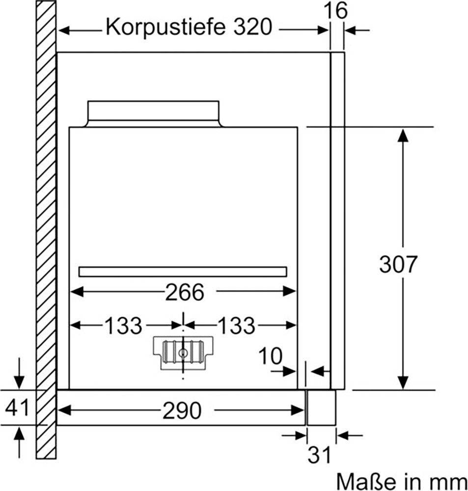 SIEMENS Vlakscherm-afzuigkap LI99SA684