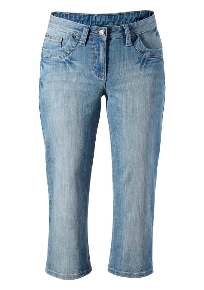 Aniston CASUAL Capri jeans in used-wassing