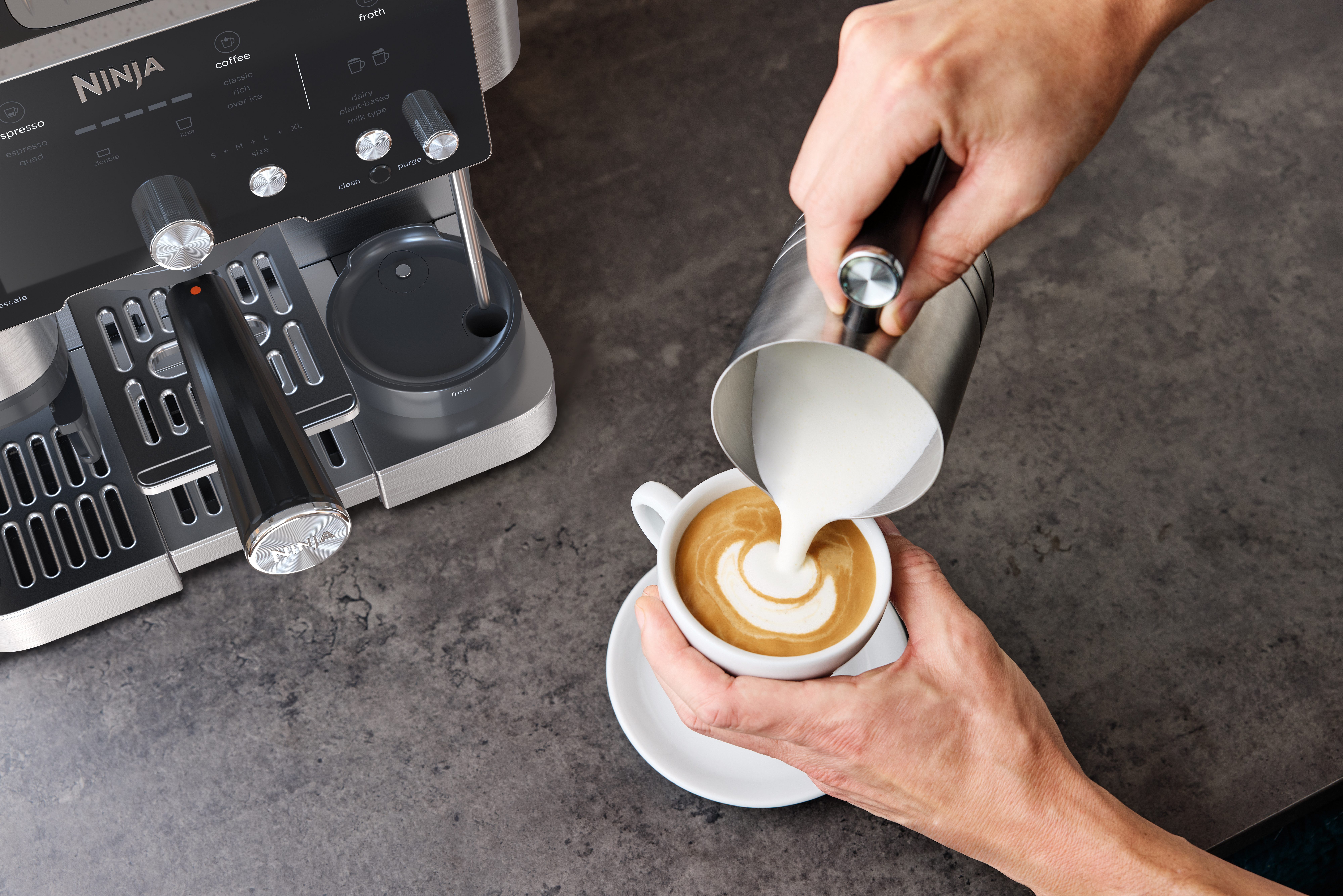 NINJA Espressomachine Ninja Luxe Café Essential Kaffeemaschine ES501EU