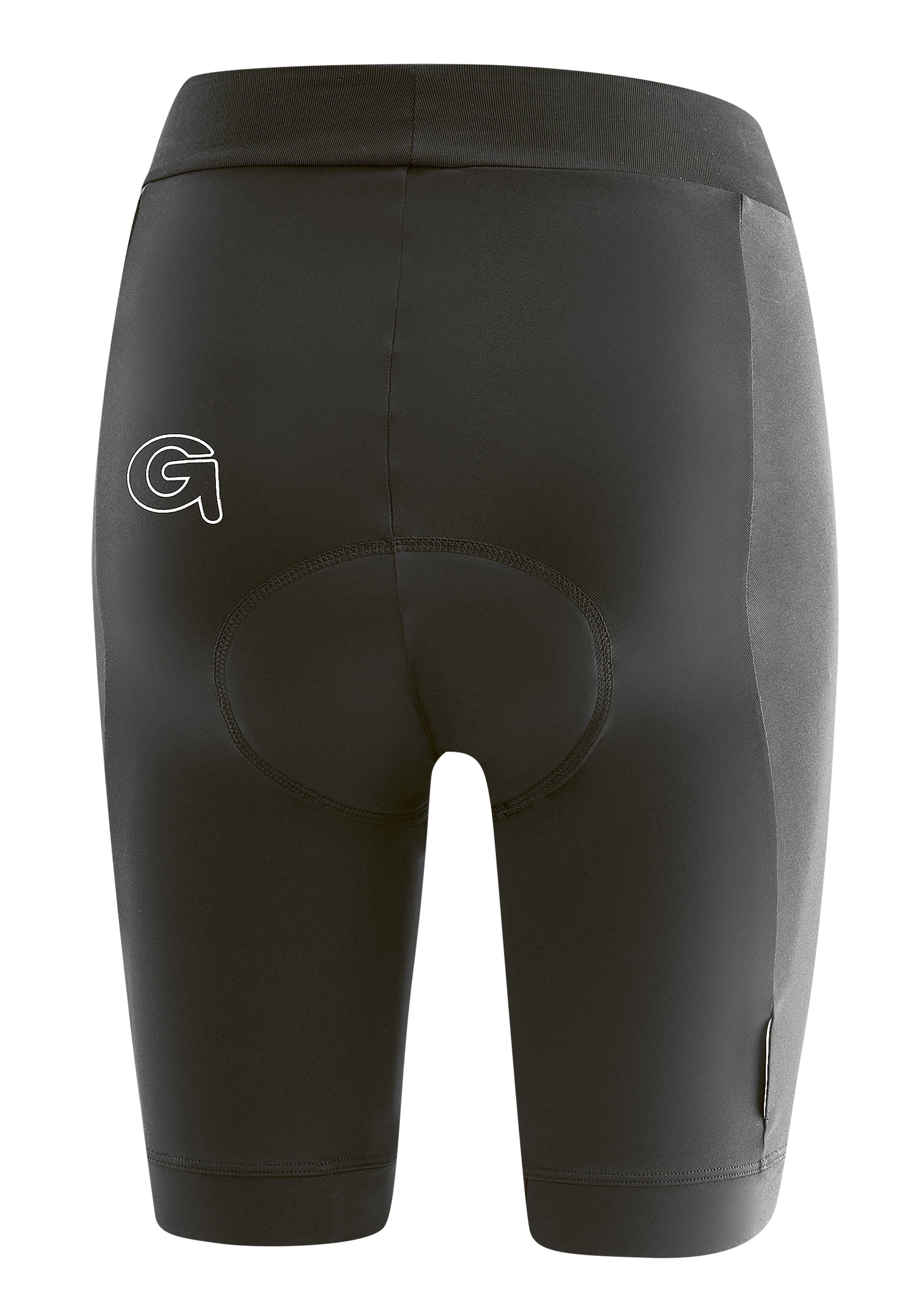 Gonso Fietsbroek Essential Shorts Basic W Dames fietsbroek, korte ademende fietsbroek, zitkussen, Tight Fit