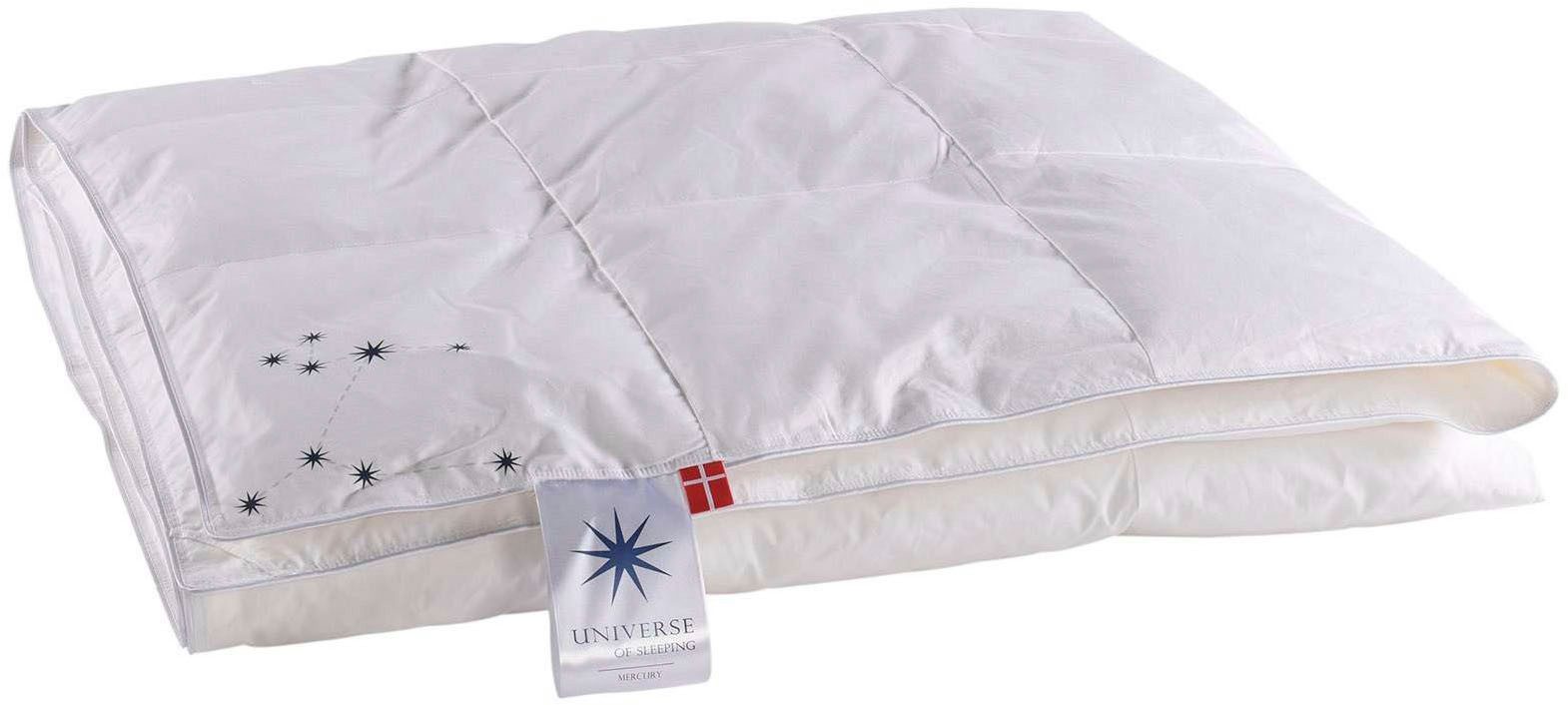 UNIVERSE OF SLEEPING Donzen dekbed Mercury, voor zomer & winter, natuurlijke materialen, Made in Denmark (1 stuk)