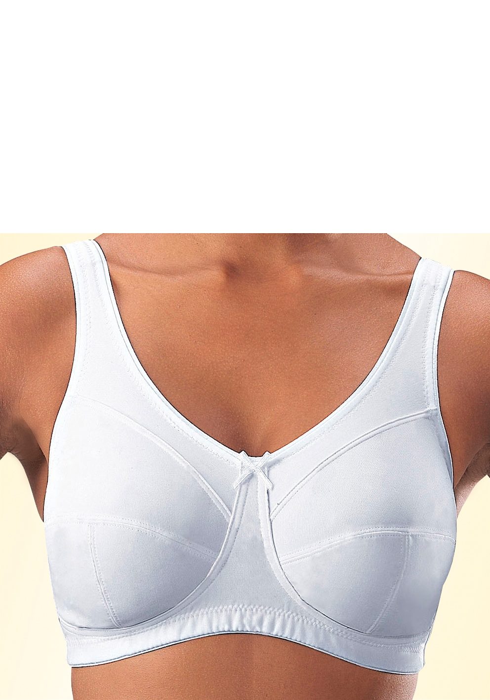 Petite fleur Steun-bh zonder beugels, met bredere bandjes (Set van 2)